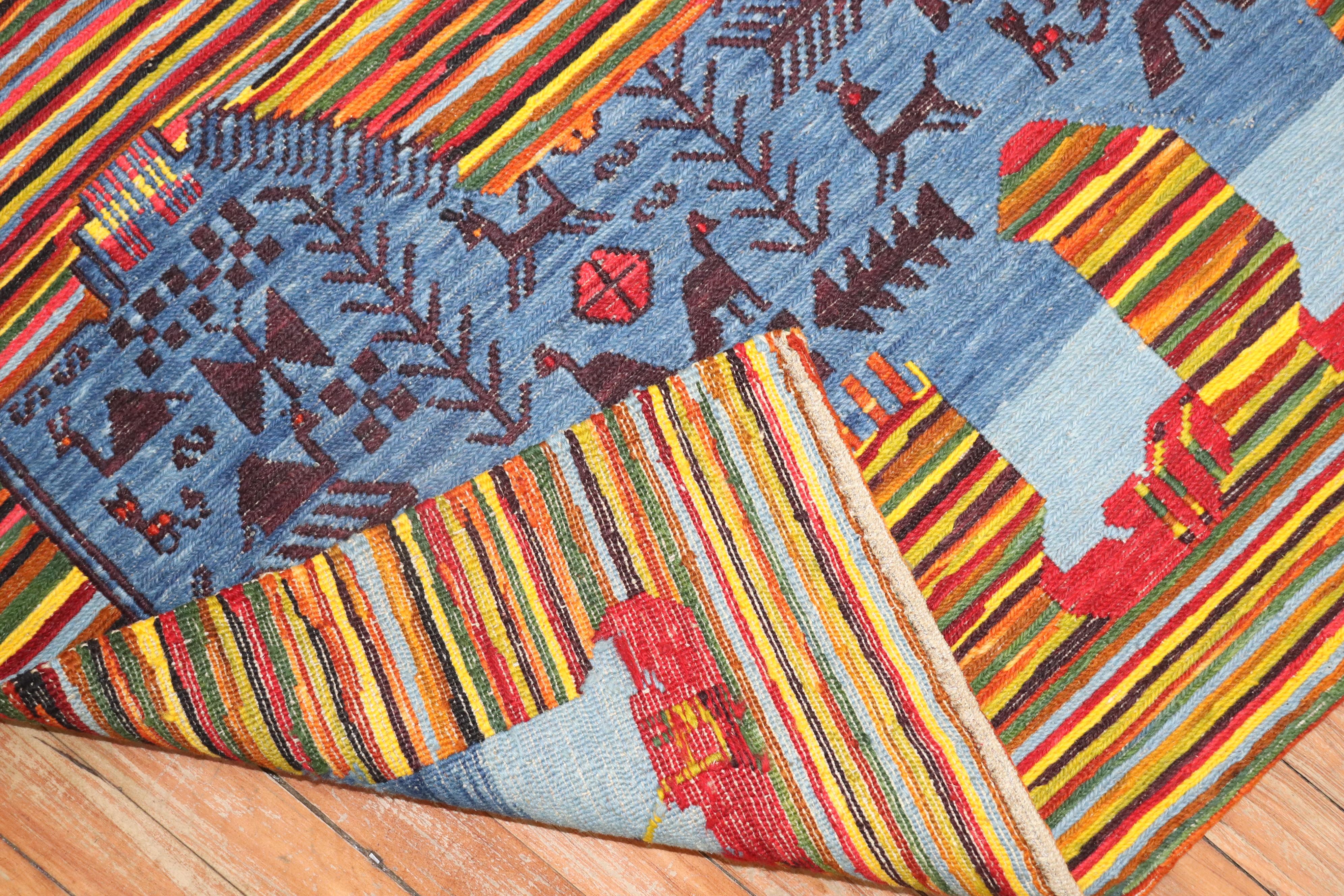 Colgante de Pared Kilim Persa León Pequeño Colección Zabihi Lana en venta