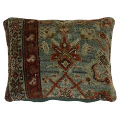 Zabihi Collection  Small Persian Antique Rug Pillow