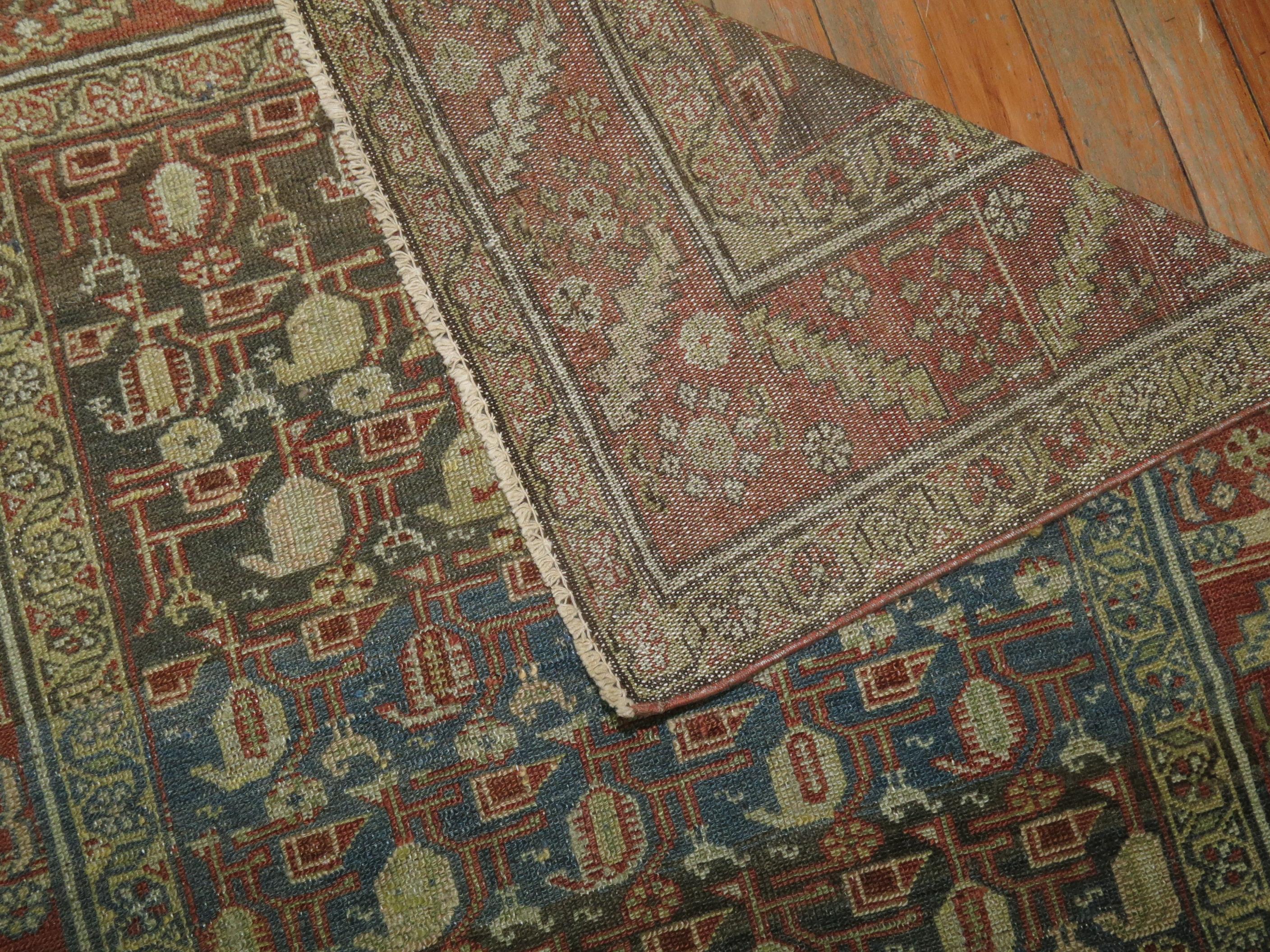 Lana Zabihi Collection'S Piccolo Runner persiano Malayer in vendita