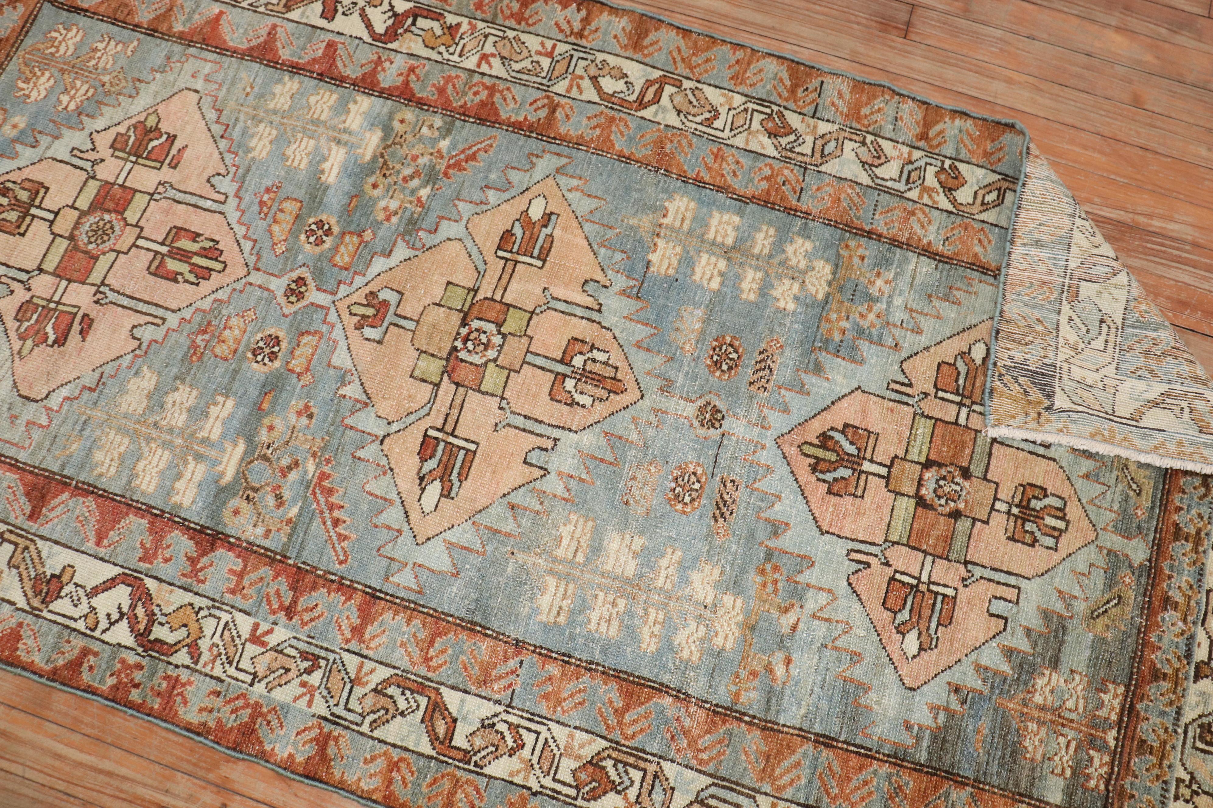 Zabihi Collection Small Persian Malayer Scatter Size Runner For Sale 2