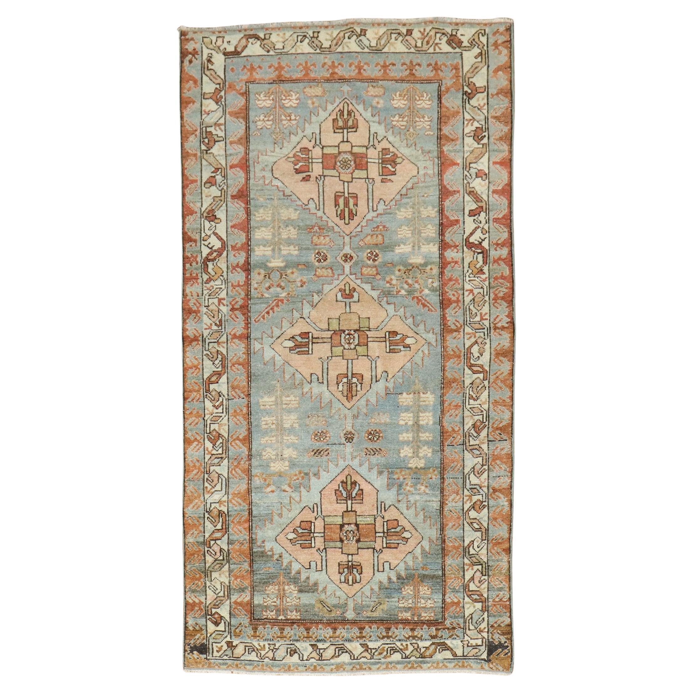 Zabihi Collection Small Persian Malayer Scatter Size Runner For Sale