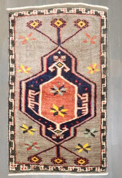 Zabihi Collection Small Vintage Turkish Rug