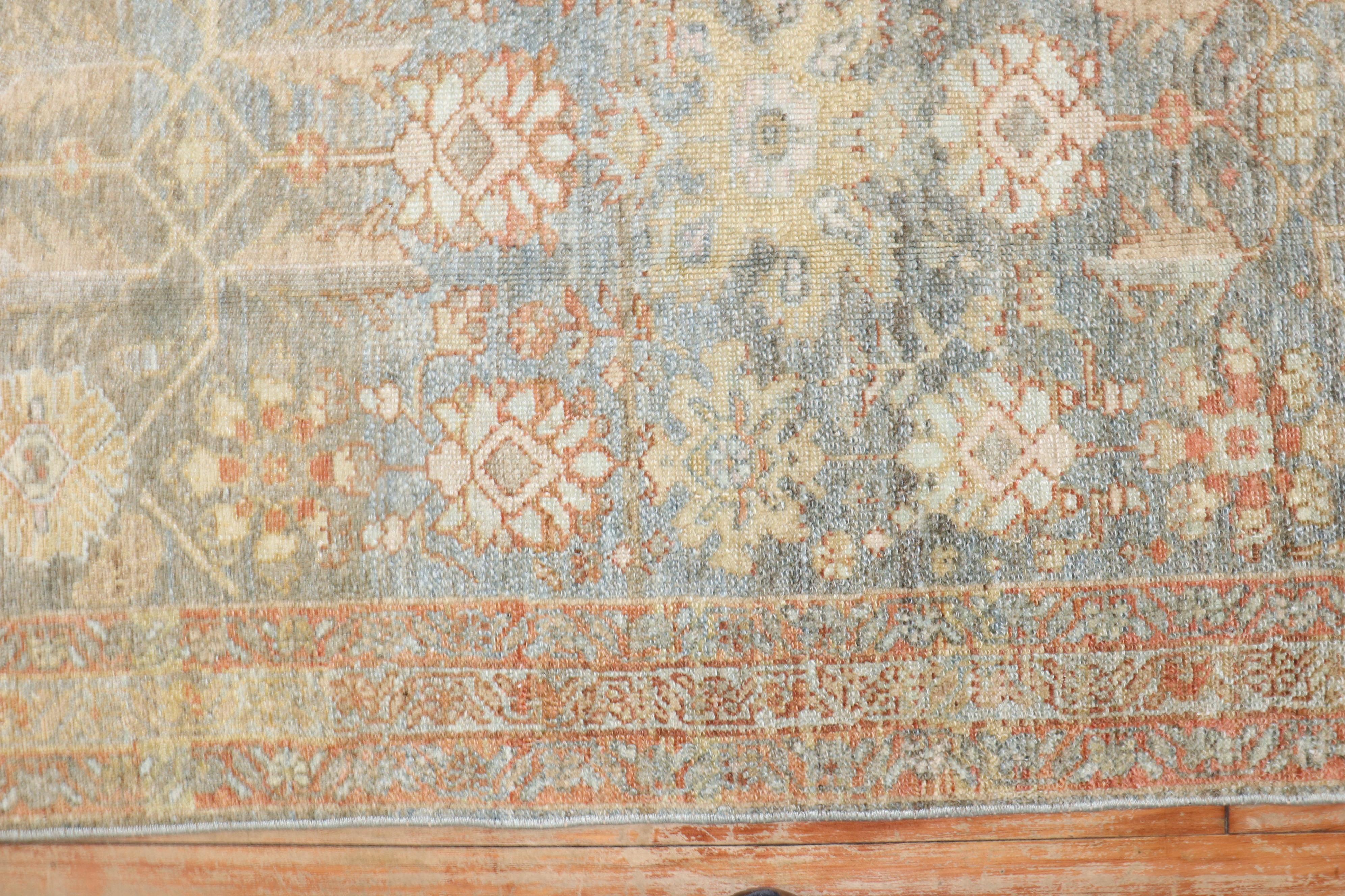 A scatter size early 20th century Persian Malayer rug in washed-out neutral tones

Measures: 2'10