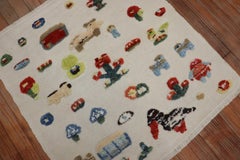 Zabihi Collection Souf Motif Animal Flatweave