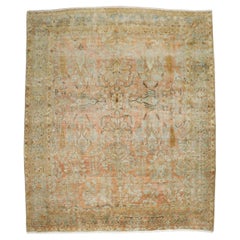 Quadratischer antiker persischer Sarouk-Teppich aus der Zabihi-Kollektion