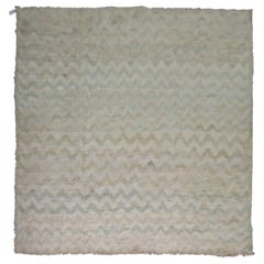 Zabihi Collection Square Persian Shag Rug