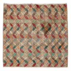 Zabihi Collection Square Turkish Deco Rug, 3'7'' x 4'