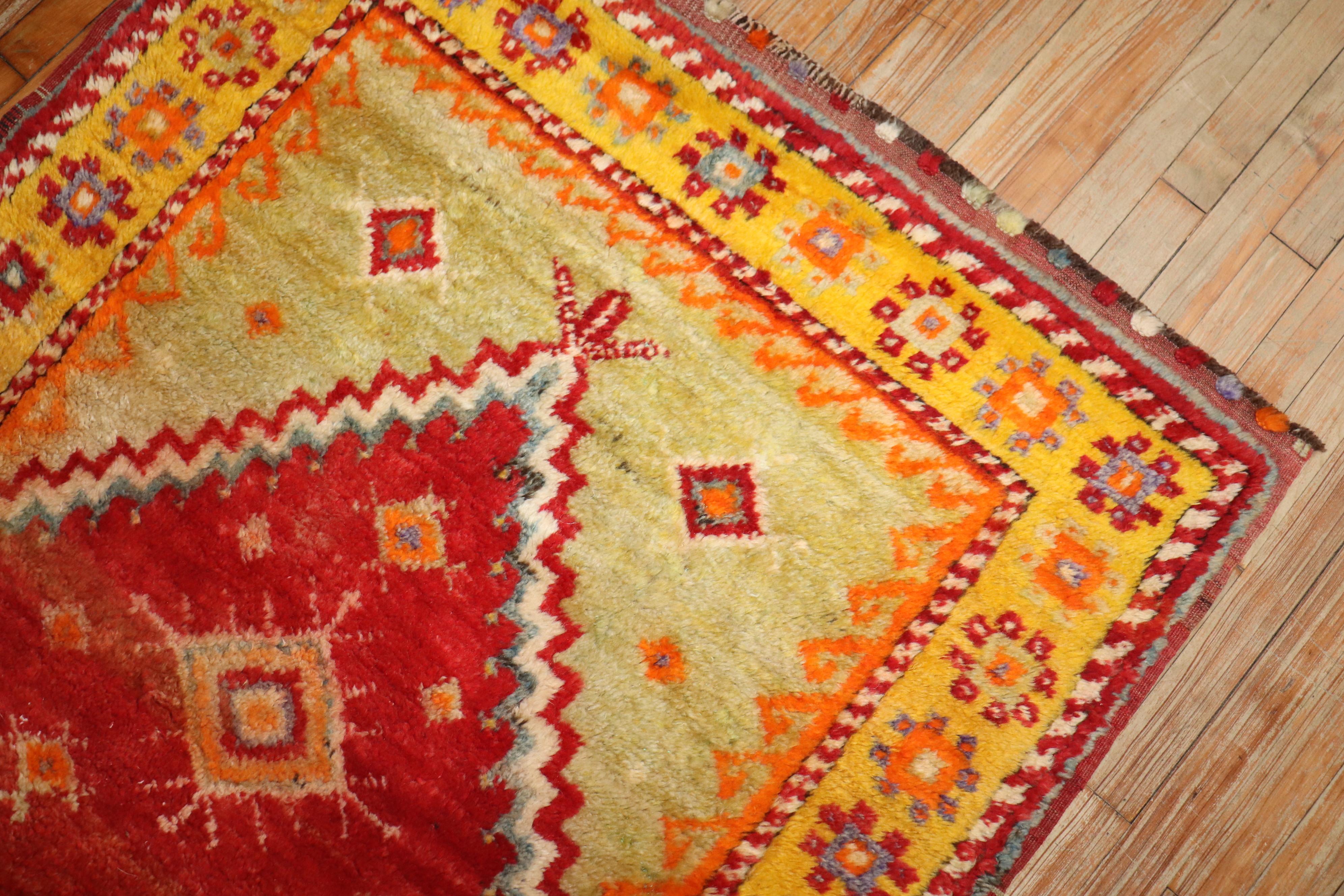 Tappeto quadrato Zabihi Collection'S Vintage Turco Tulu Quadrato in vendita 1