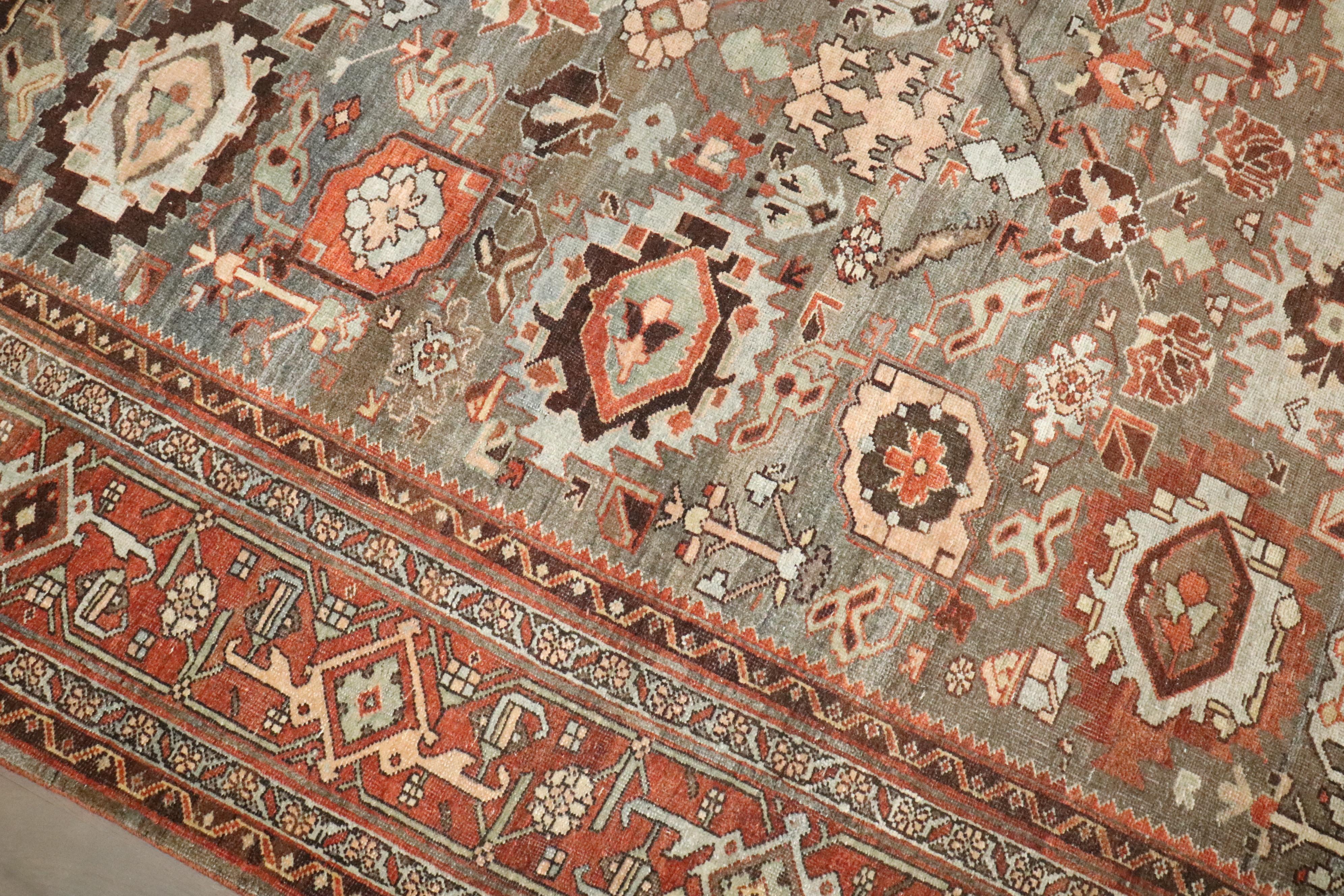 Zabihi Collection Atemberaubende Antike Persische Bidjar Teppiche im Angebot 4