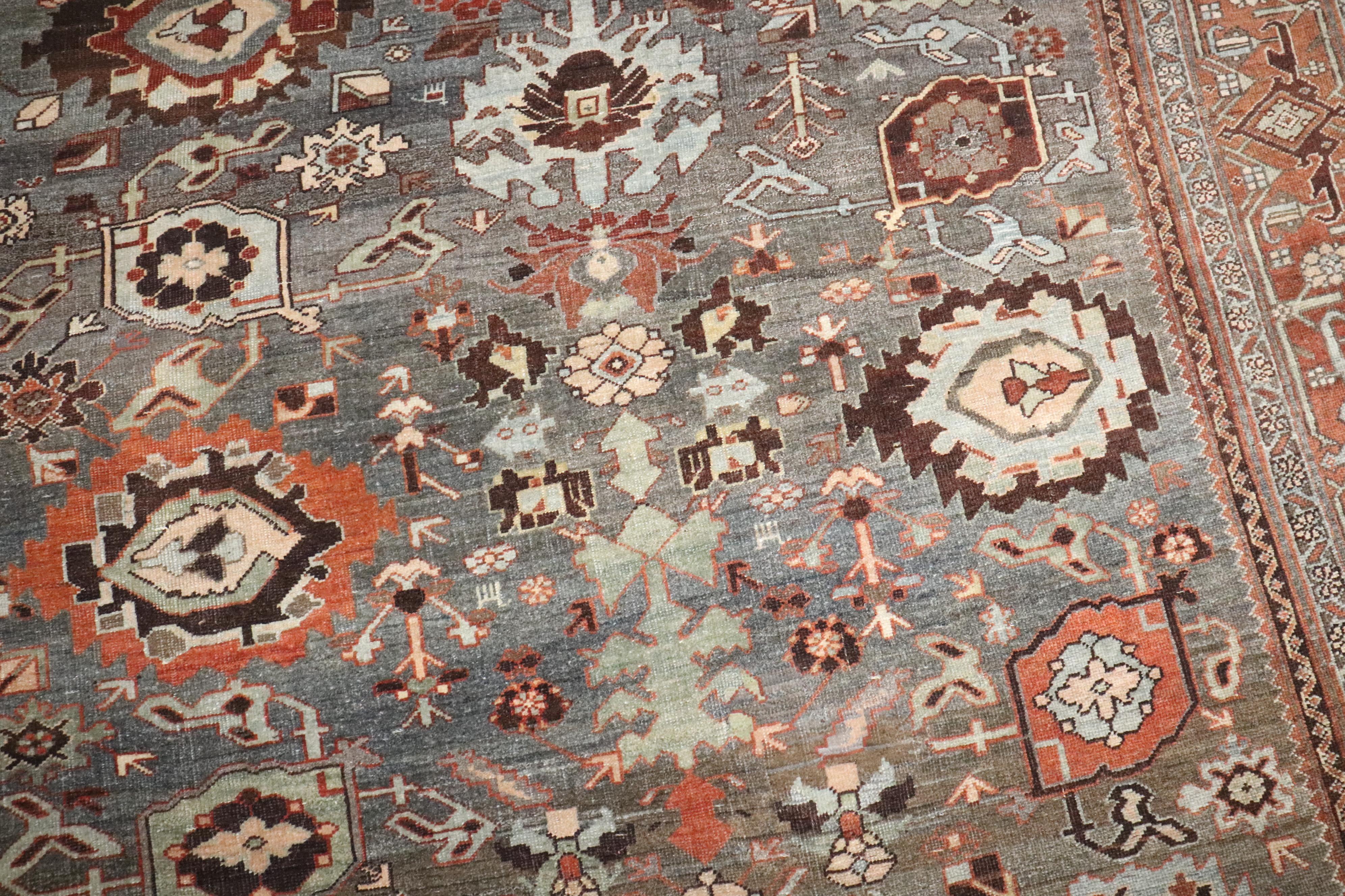 Zabihi Collection Atemberaubende Antike Persische Bidjar Teppiche (20. Jahrhundert) im Angebot