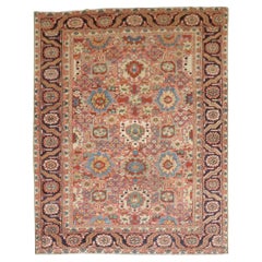Zabihi Collection Stunning Antique Persian Heriz Rug