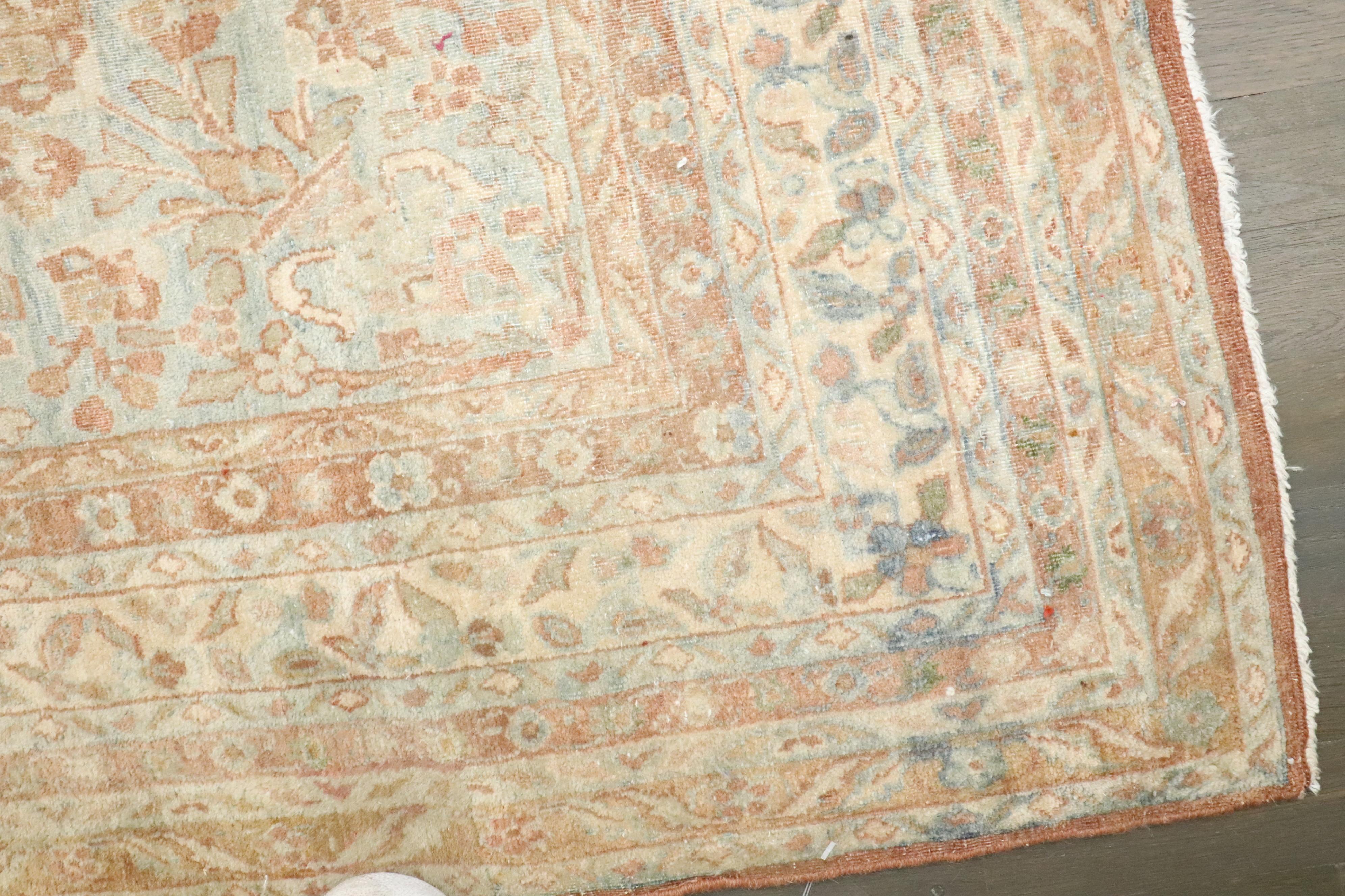 Zabihi Collection S/One Stunning Garden Design Antique Persian Kerman Carpet (tapis persan ancien de Kerman) en vente 8