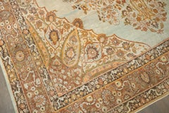 Zabihi Collection Sal - Tapis persan de Tabriz du début du 20e siècle, de couleur turquoise