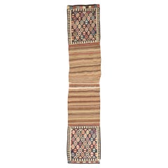 Colección Zabihi Alfombra Textil Kilim Tribal Caucásica del Siglo XIX