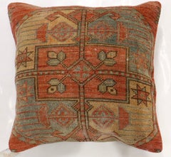 Zabihi Collection Tribal Afghan Antique Rug Pillow