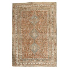 Tapis tribal ancien Shiraz de la collection Zabihi, taille standard