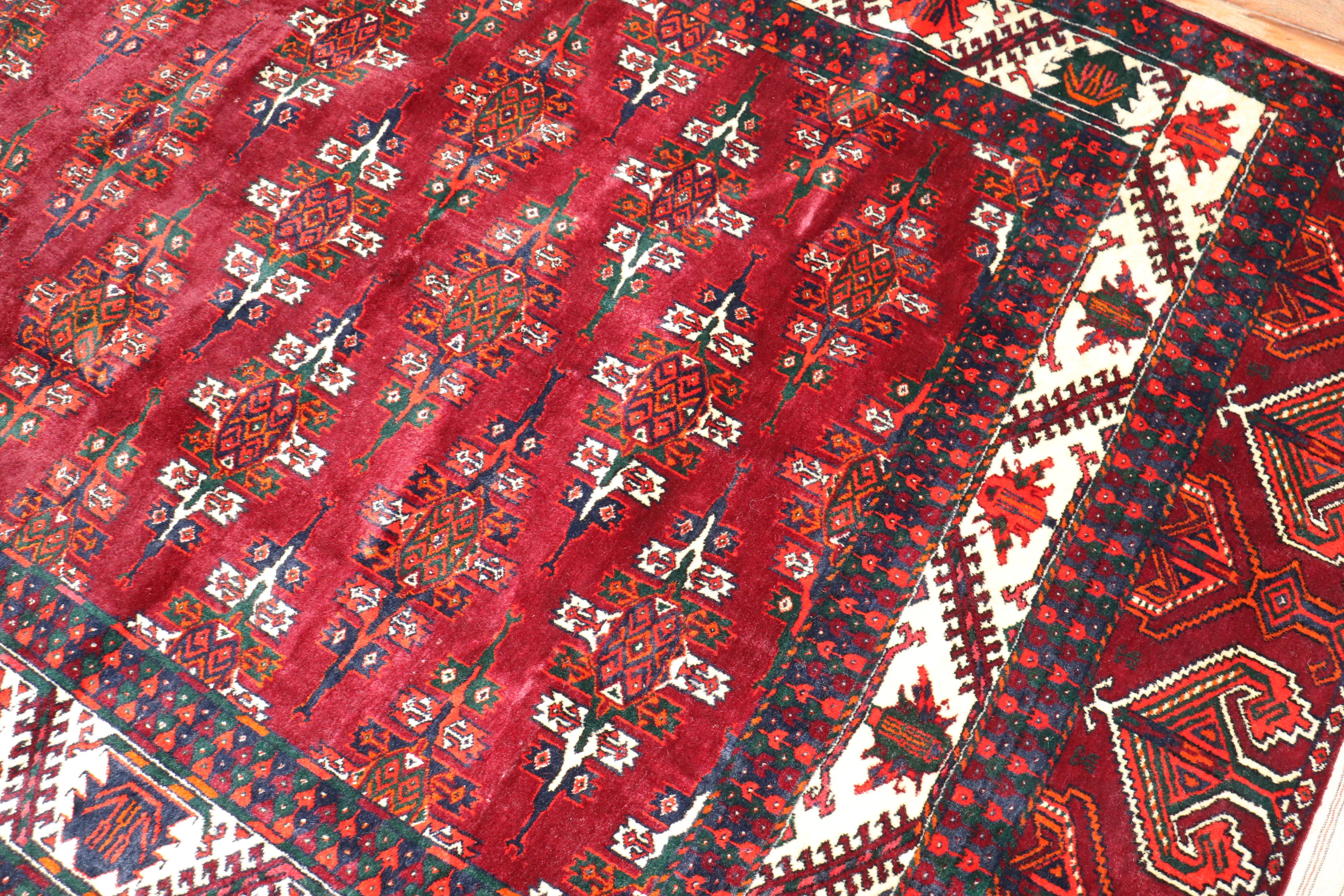Turkmen Zabihi Collection Tribal Antique Turkeman Tekke Rug For Sale