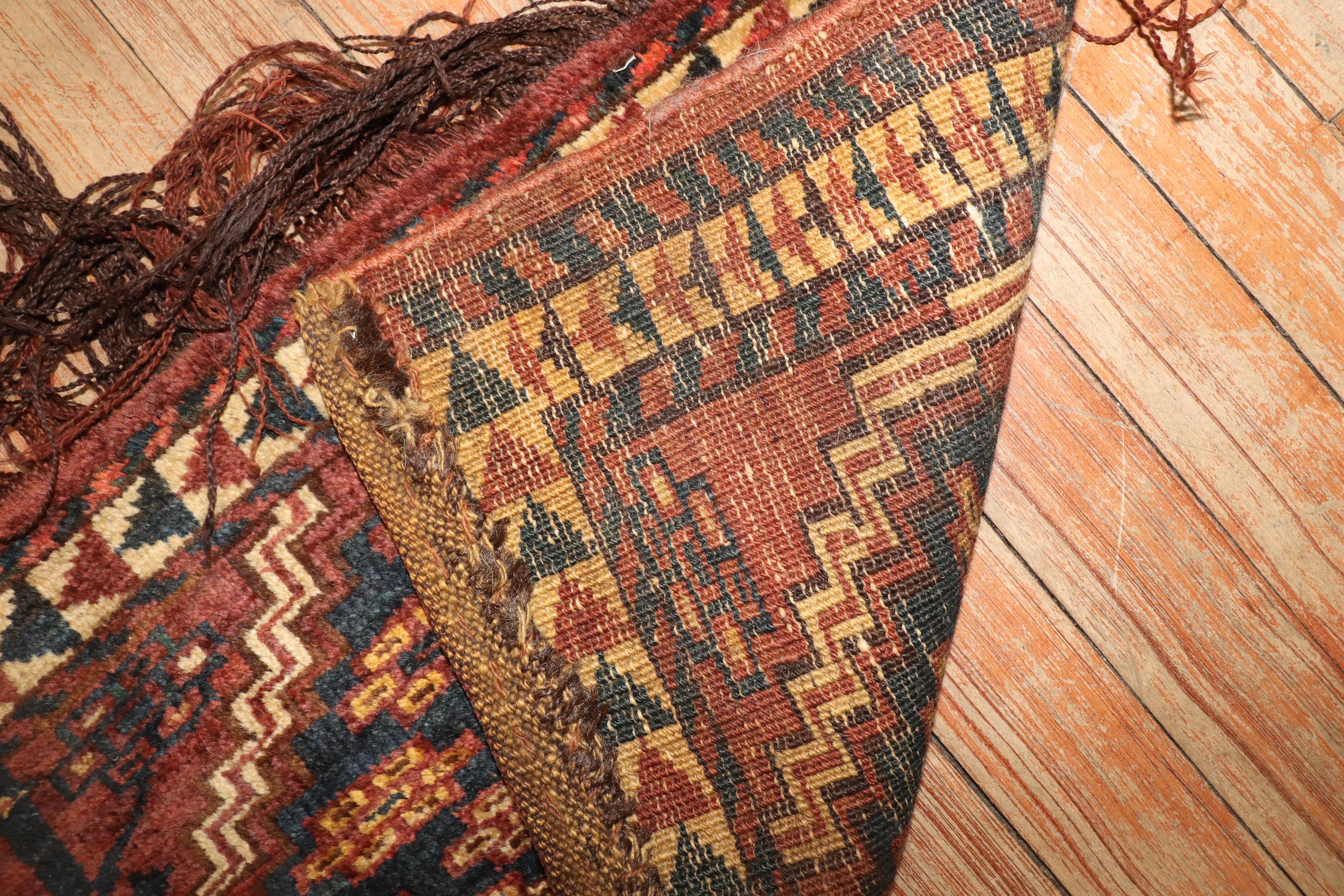 Turkmeno Tappeto Tribale Antico Tekke della Collection'S di Zabihi in vendita