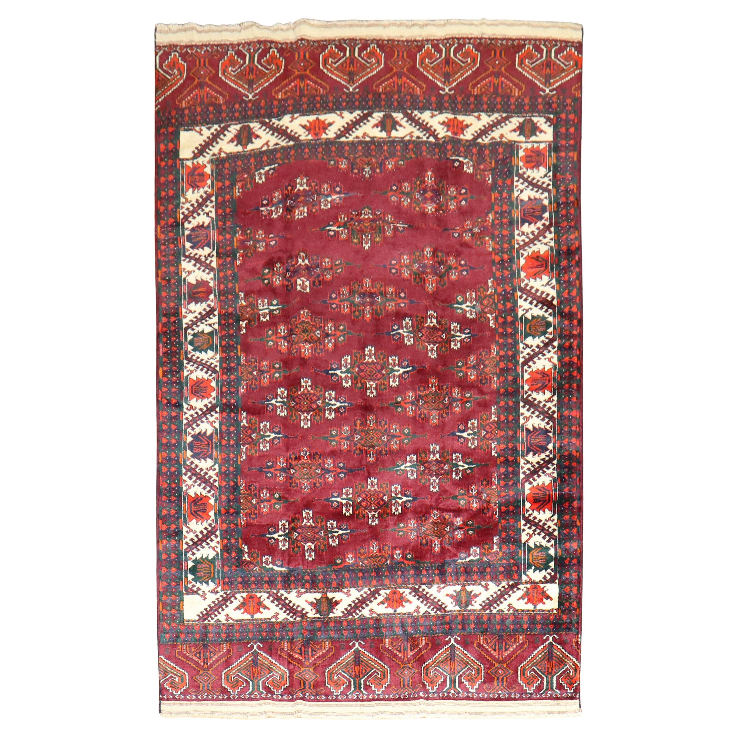 Zabihi Collection Tribal Antique Turkeman Tekke Rug