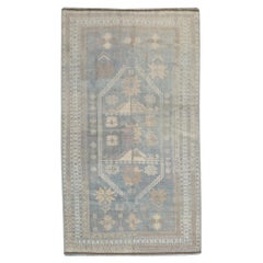Tapis turc vintage bleu tribal collection Zabihi