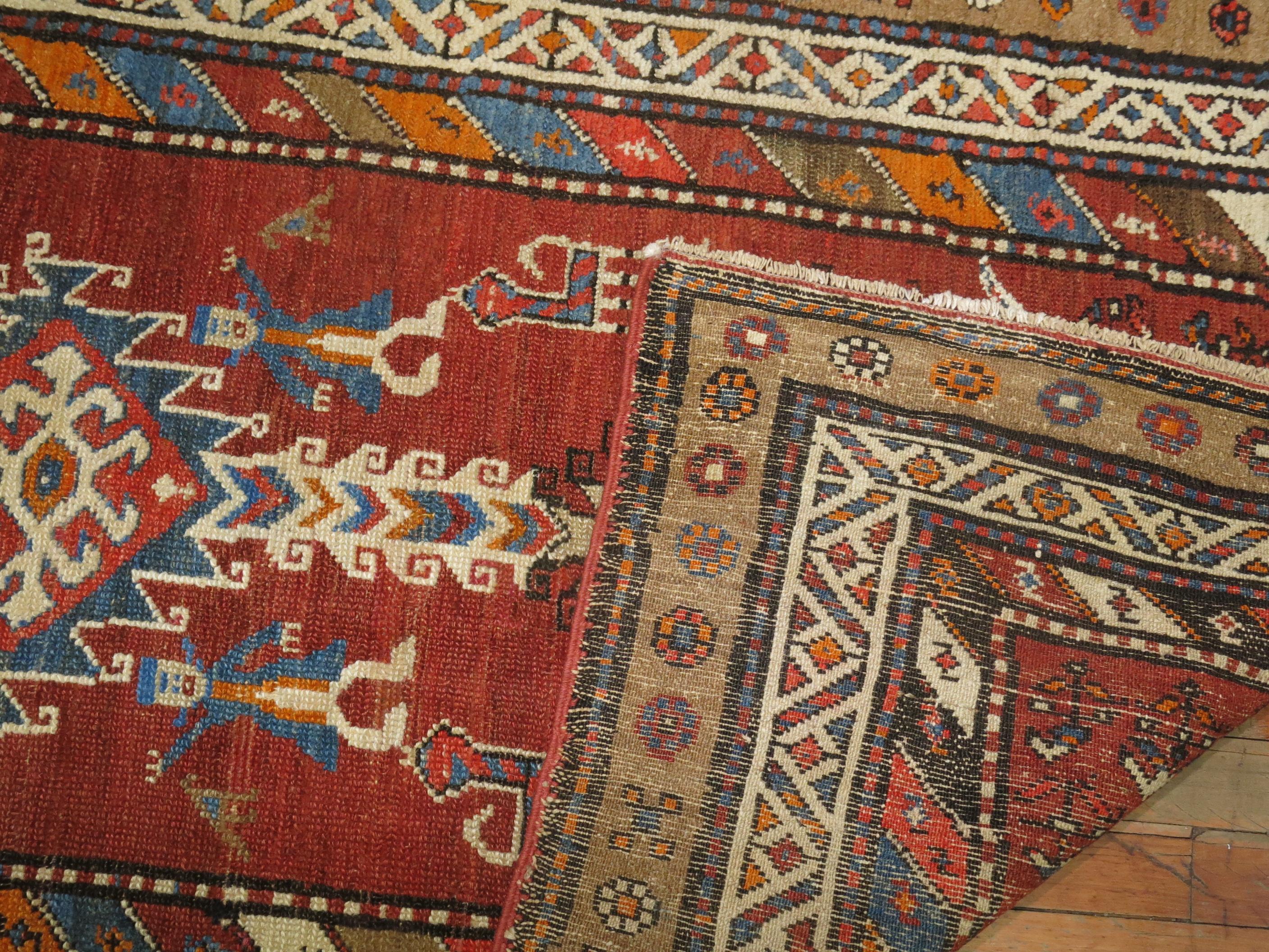 Spectacular Tribal Persian runner from the 1st quarter of the 20th century

Measures: 3'4'' x 13'2”.