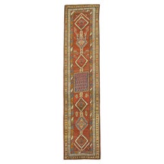 Runner persiano antico geometrico tribale Collection'S
