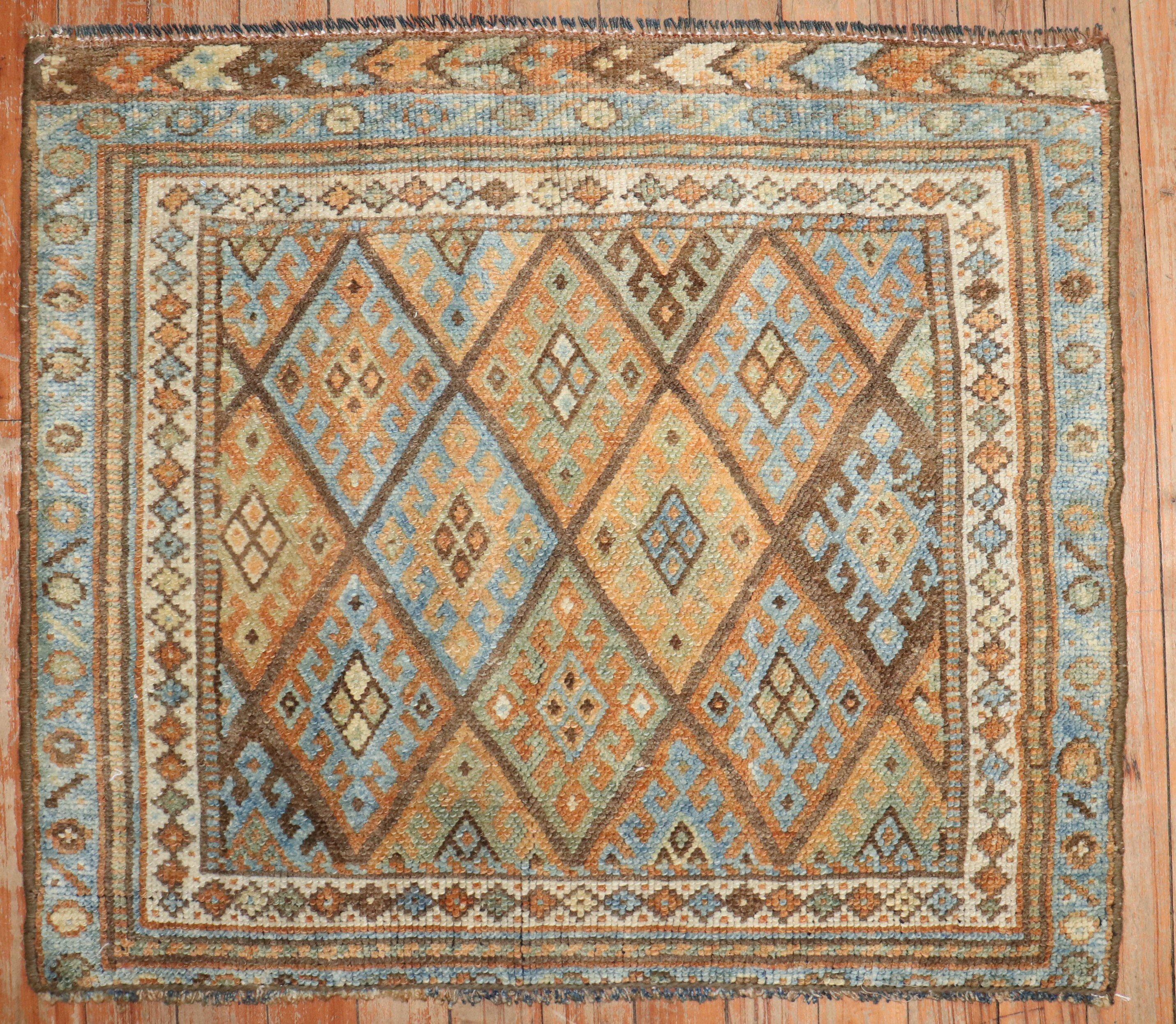 An early 20th-century mini-size Kurd Jaff rug 

Measures: 2' x 2'4