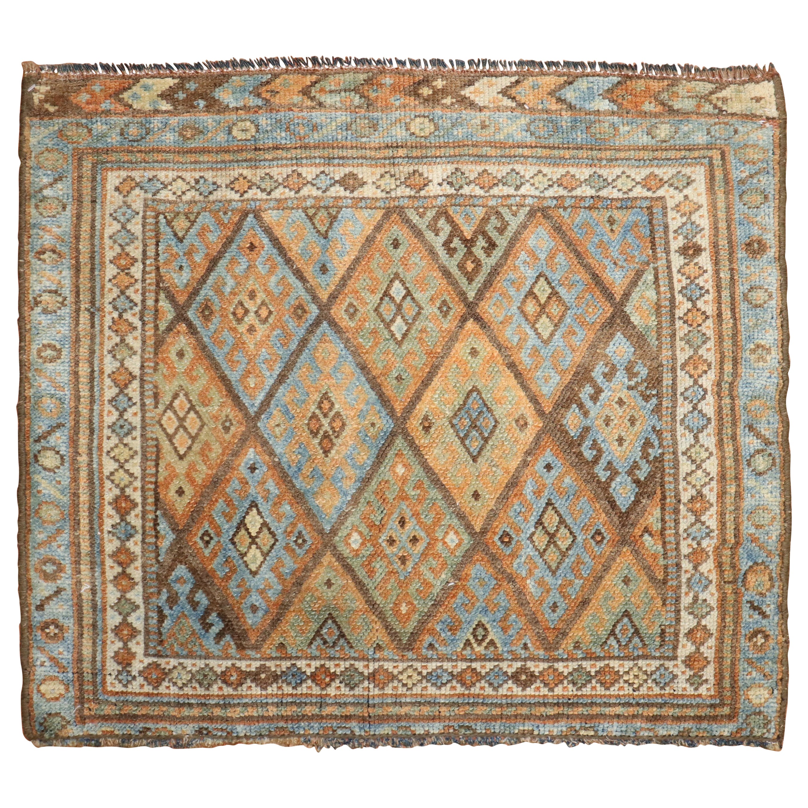 Tappeto Zabihi Collection Tribal Jaff Kurd Mini dei primi del Novecento