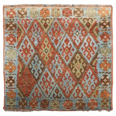 Antique Zabihi Collection Tribal Jaff Kurd Mini Early 20th Century Rug