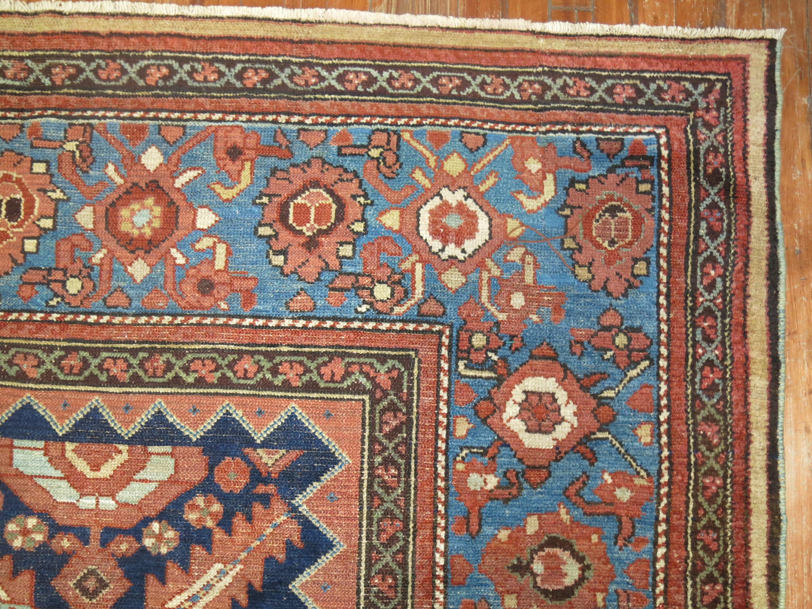 Zabihi Collection Tribal Large Antique Malayer Rug For Sale 7