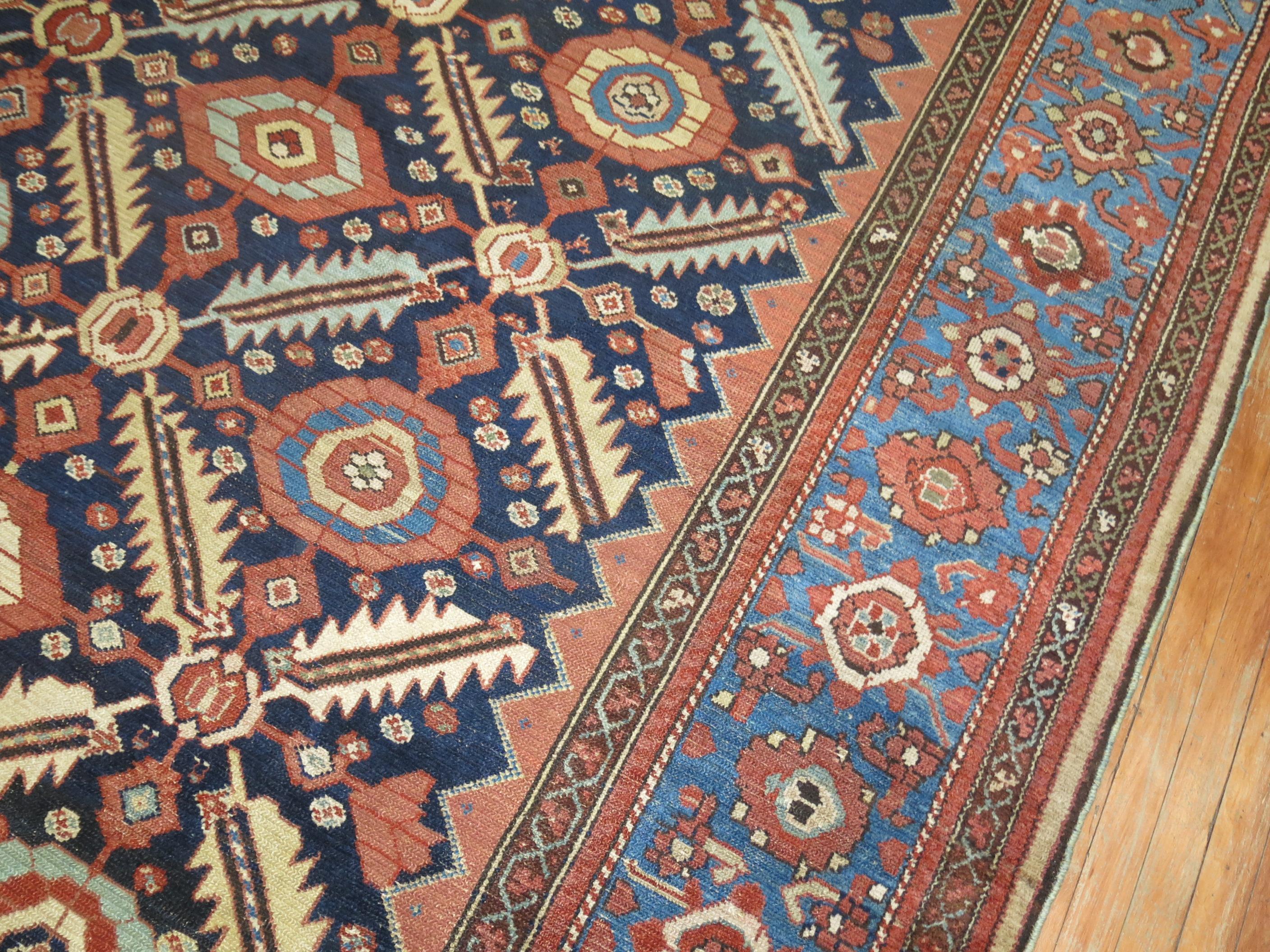 
an early 20th Century Persian Malayer Tribal Rug

Details
rug no.	9259
size	10' 1