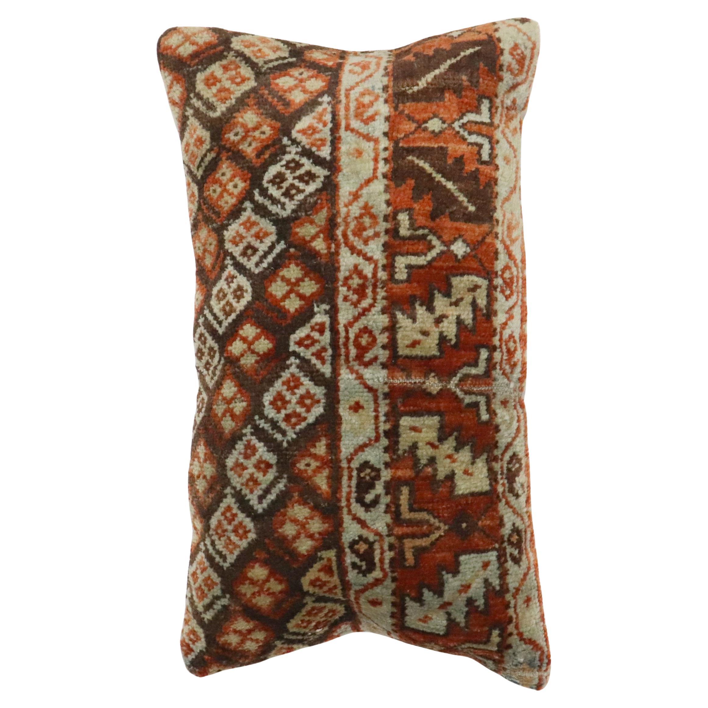 Colección Zabihi Alfombra Persa Tribal Kurd Almohada Bolster en venta