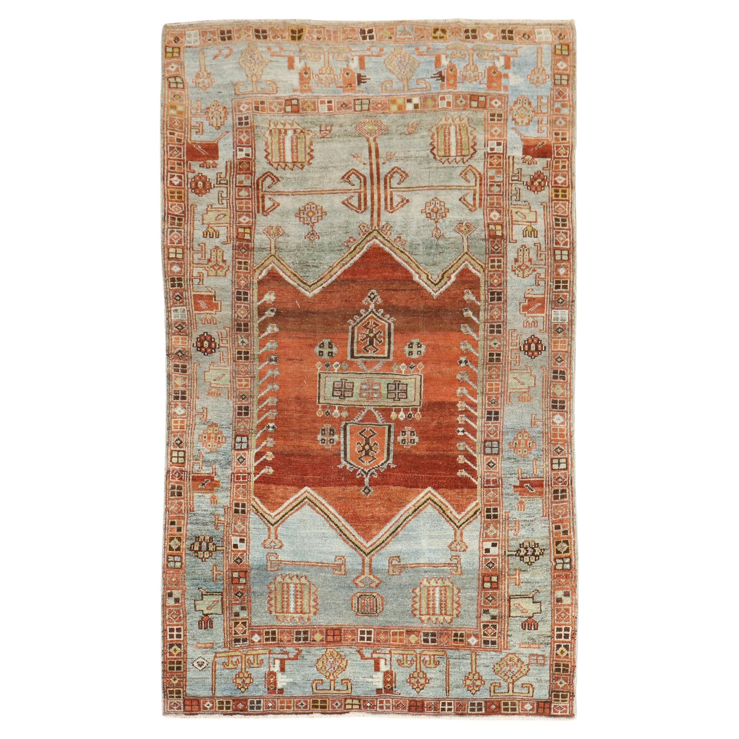 Tapis persan kurde tribal de la collection Zabihi