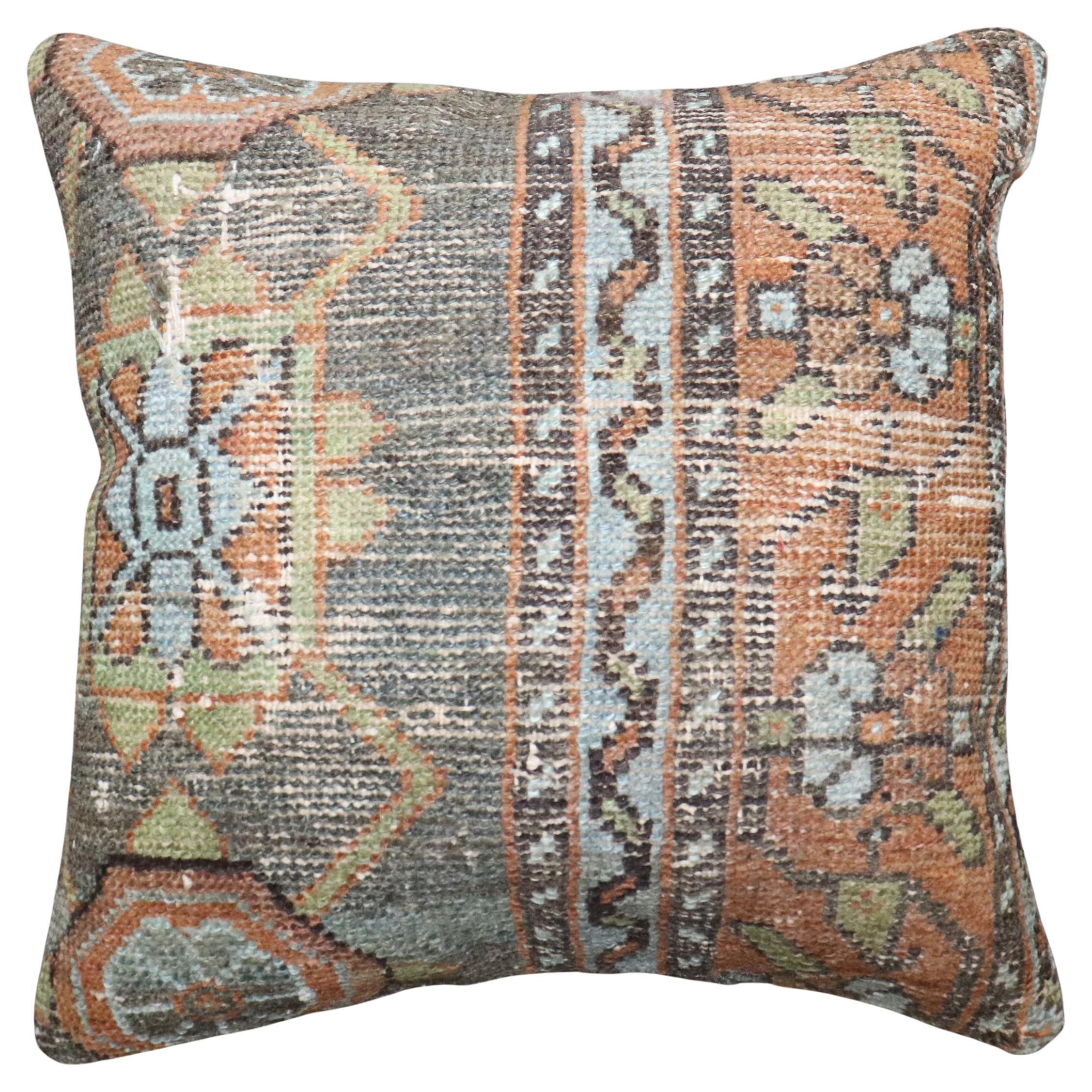 Zabihi Kollektion Stammeskunst Persischer Kurd-Teppich Kleines Kissen