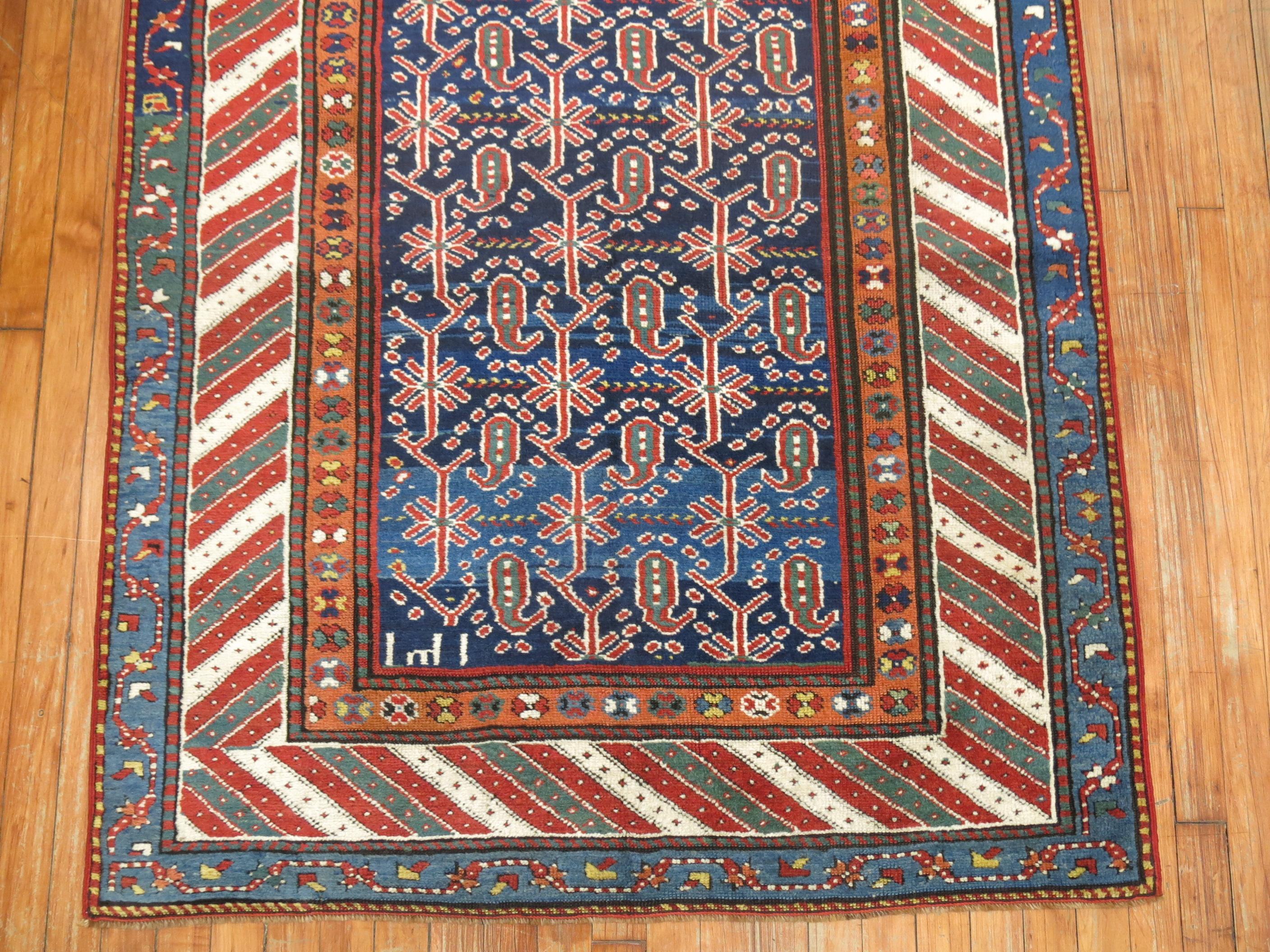 Zabihi Collection Tribal Persian Kurd Runner For Sale 5