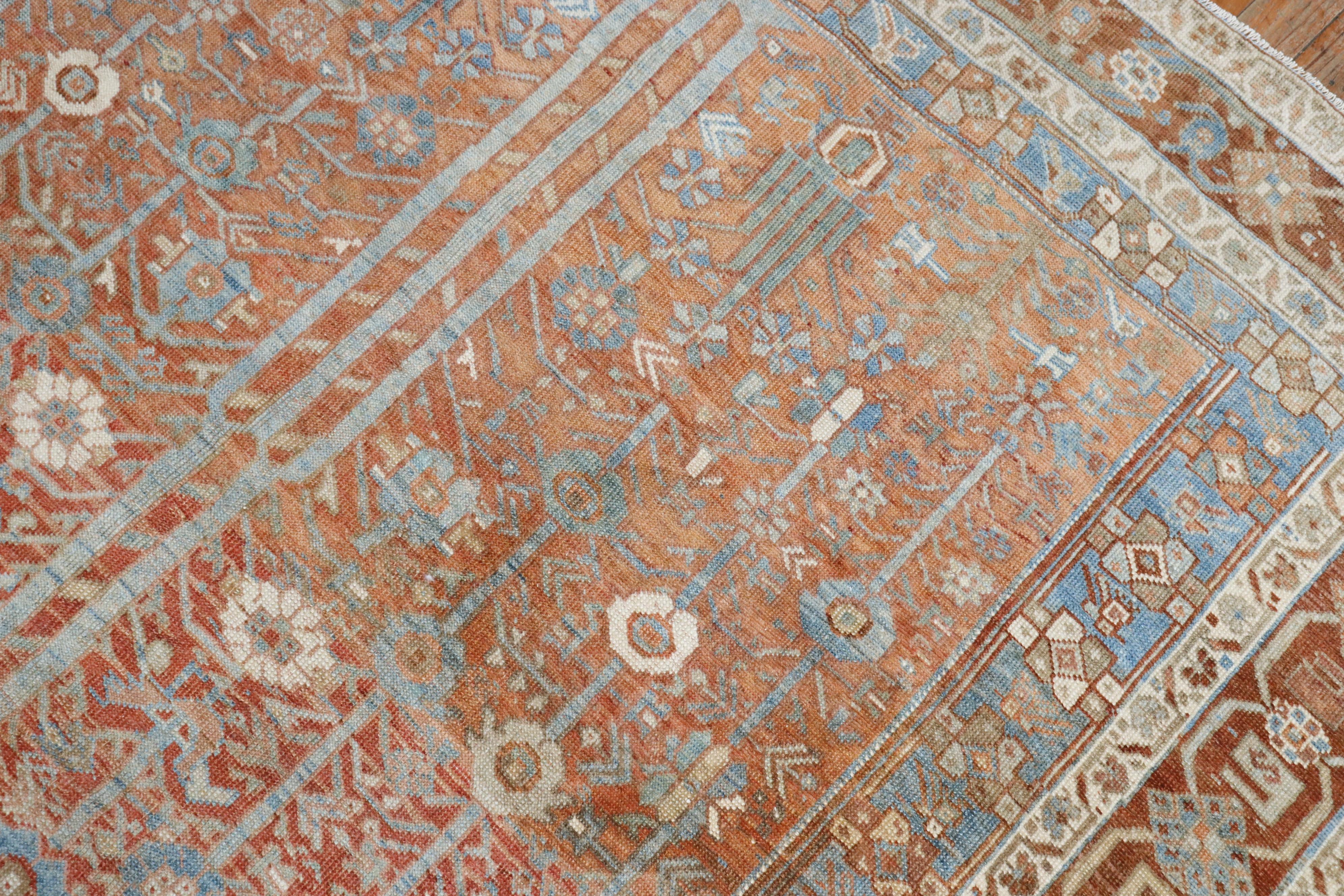 20ième siècle Tapis carré d'appoint persan tribal de la collection Zabihi en vente