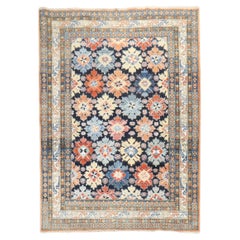 Tappeto Zabihi Collection Turco Azari di ispirazione vintage con fiocco di neve caucasico