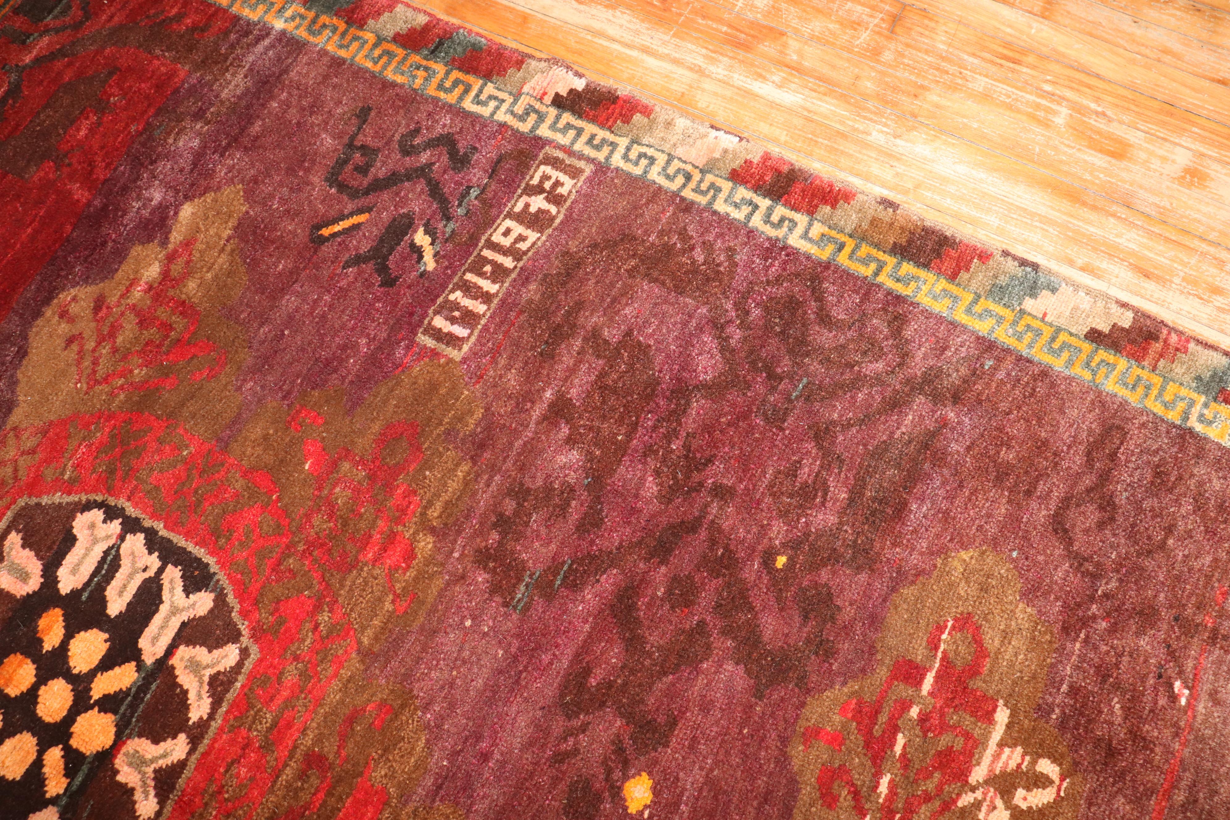 Zabihi Collection Turkish Gallery Läufer (Handgeknüpft) im Angebot