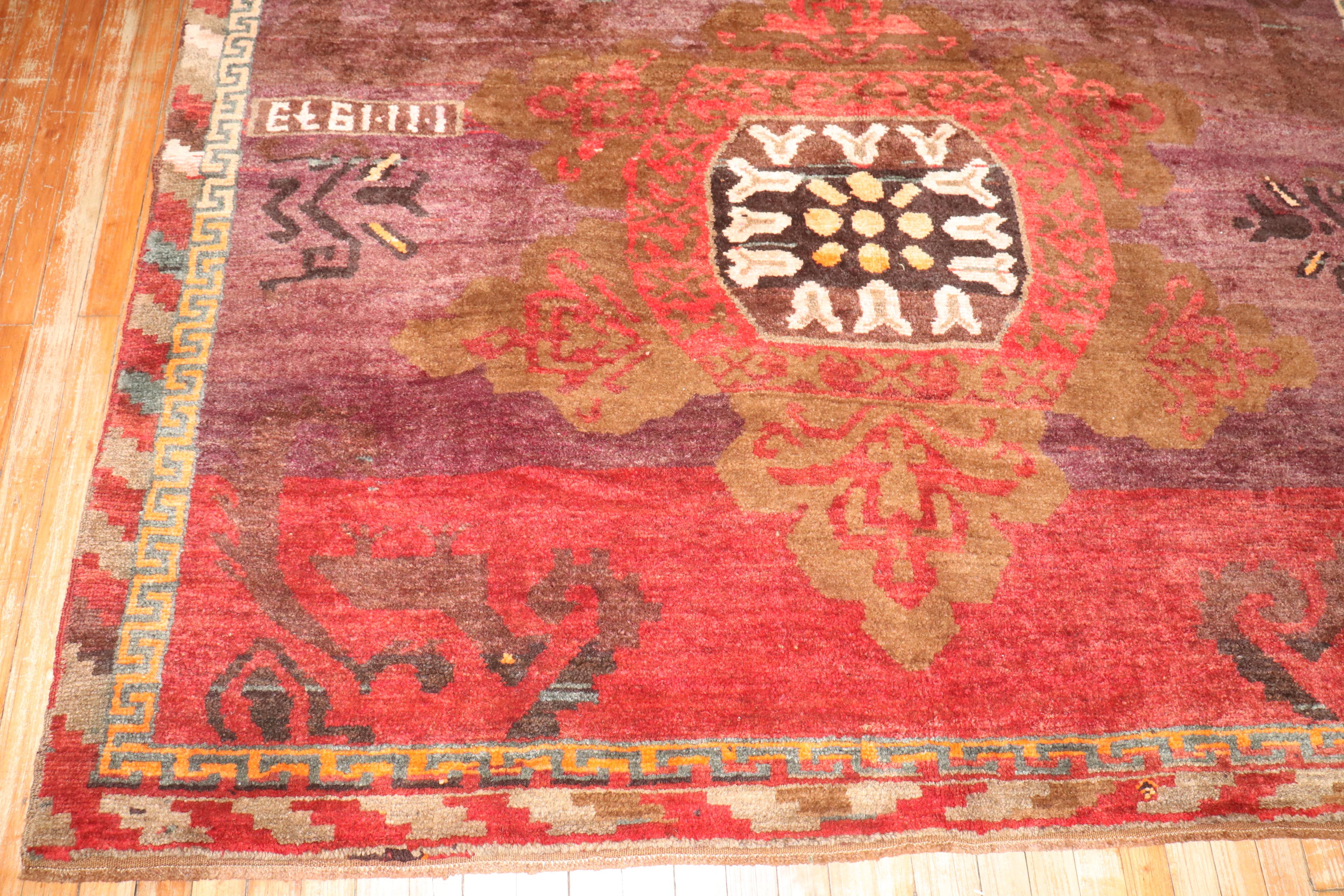 Zabihi Collection Turkish Gallery Läufer (Wolle) im Angebot