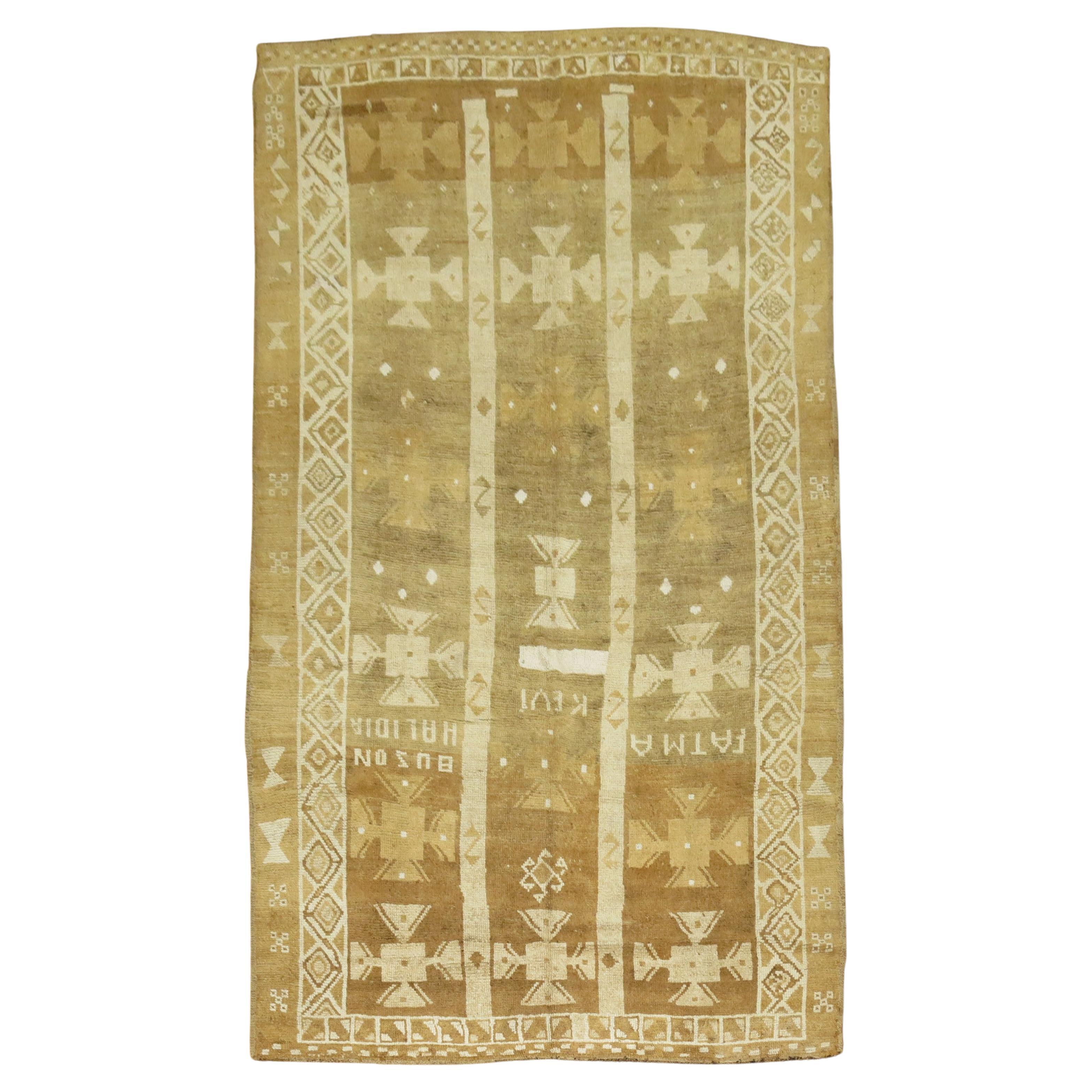 Tapis turc Kars Dowry de la collection Zabihi