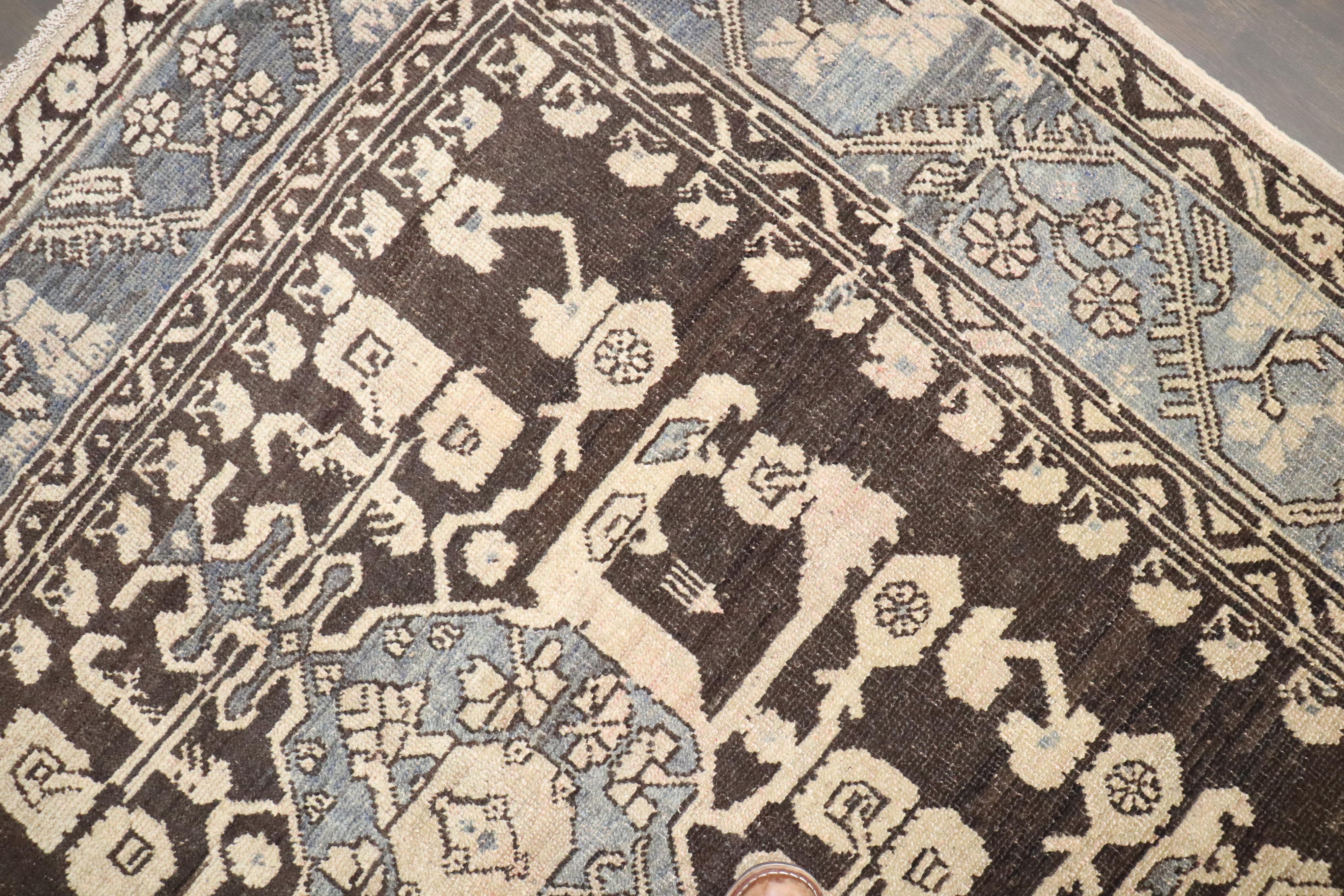20th Century Zabihi Collection Turkish Kula Rug For Sale