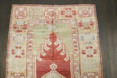 Zabihi Collection Turkish Oushak Antique Prayer Rug, 3'9'' x 5'2''