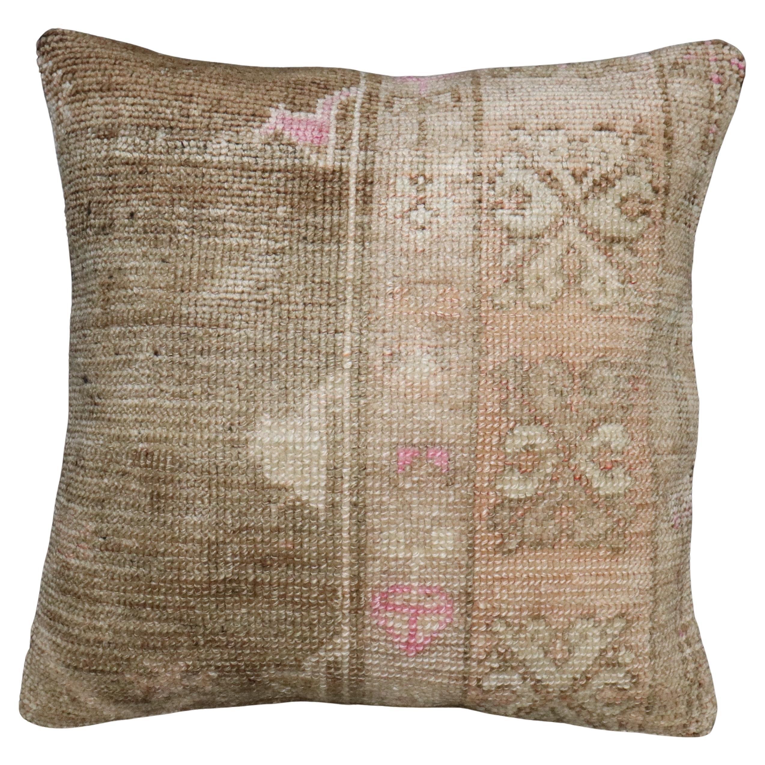 Zabihi Collection Turkish Oushak Large Rug Pillow