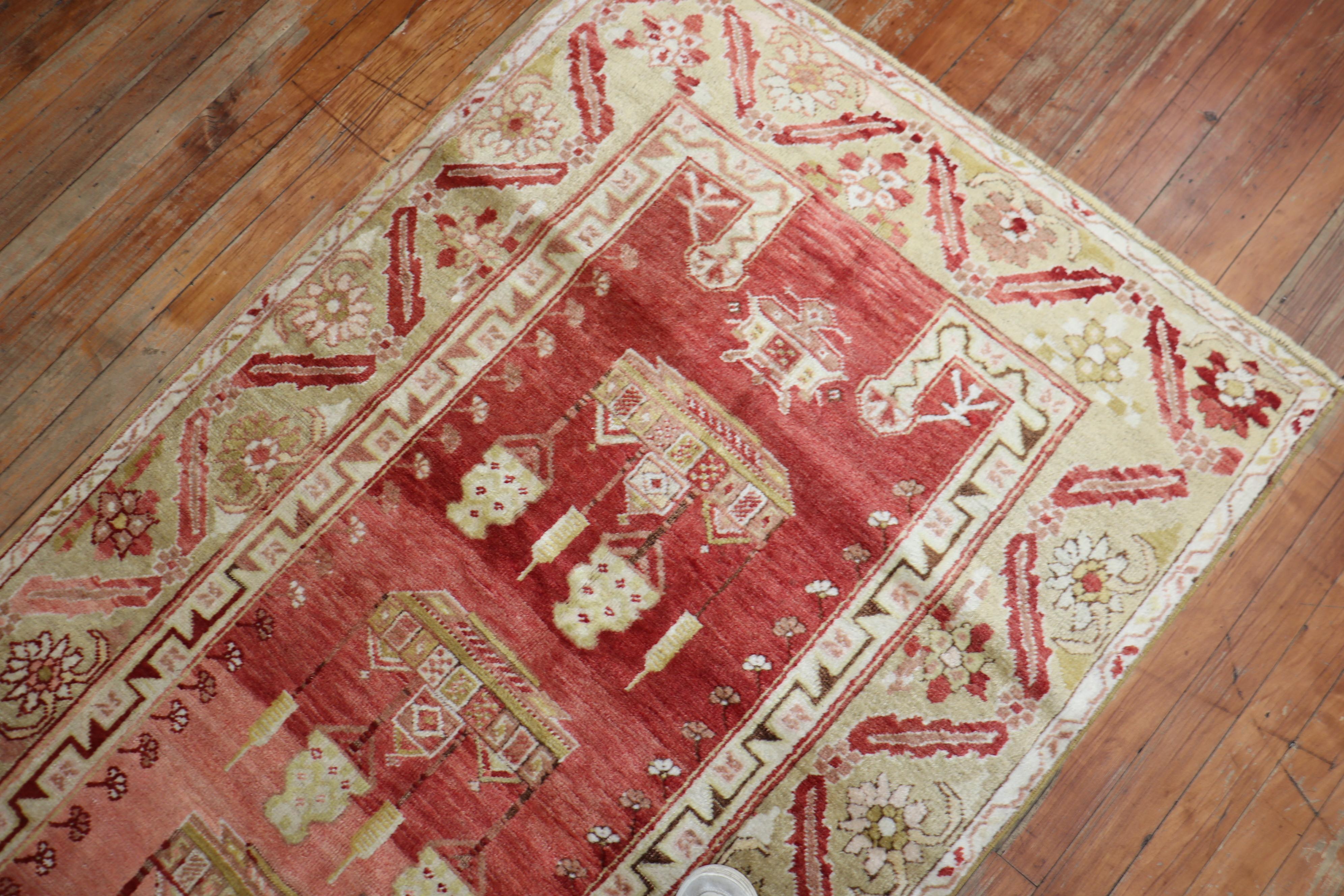 Adirondack Zabihi Collection Turkish Oushak Runner For Sale