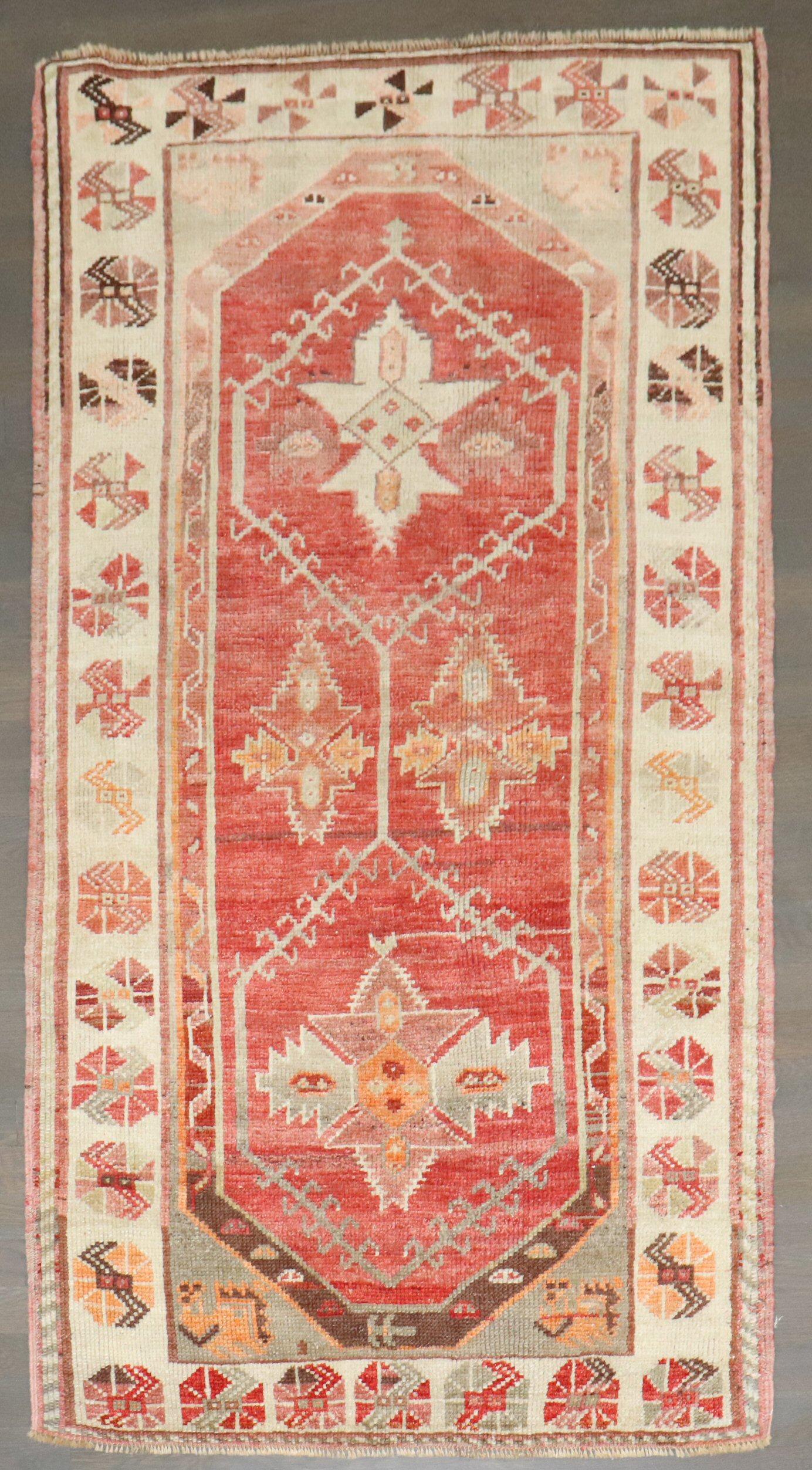Adirondack Petit tapis turc Oushak de la Collection Zabihi en vente