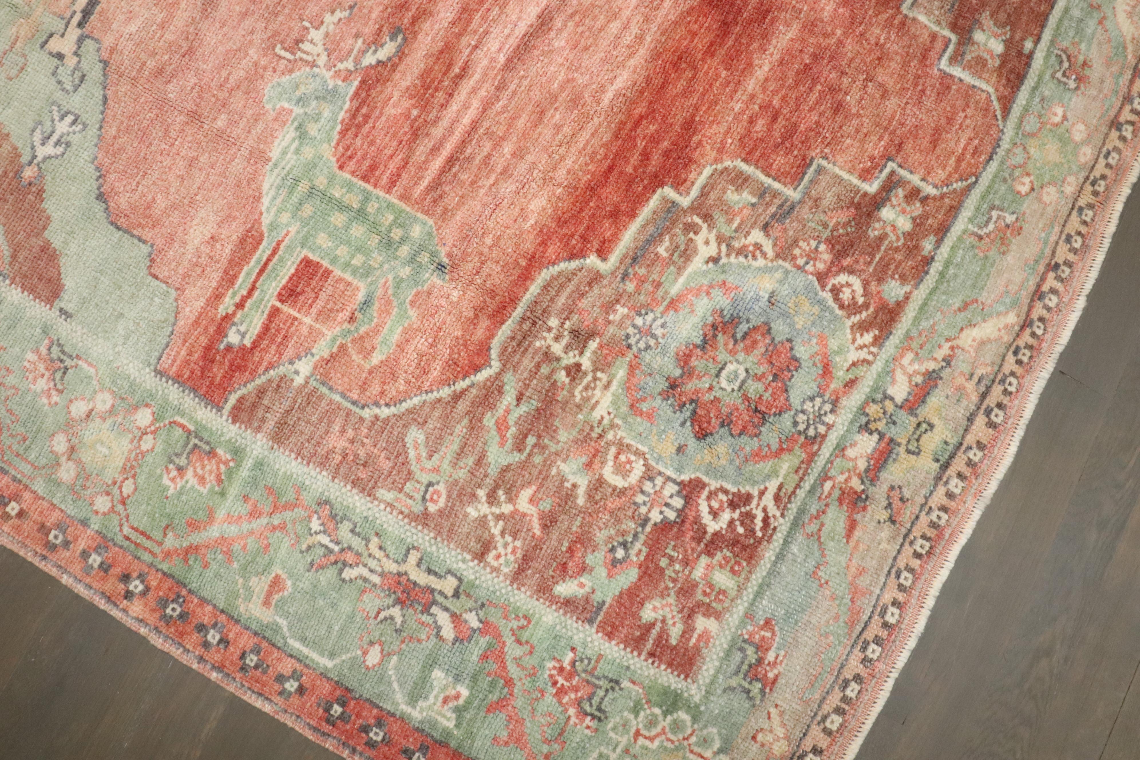 Perse The Collective Tapis turc Pictorial Goat Shephard en vente