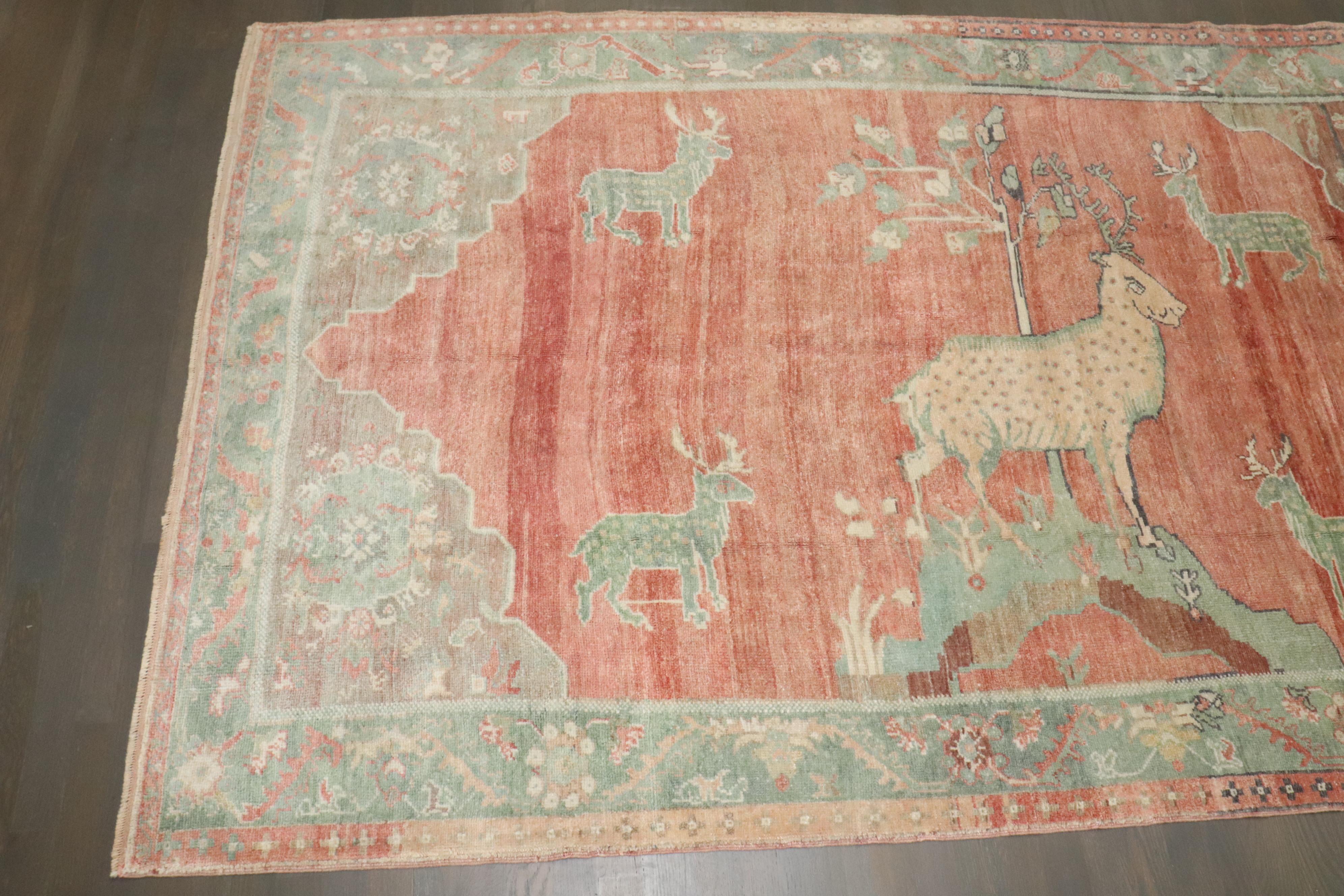 Laine The Collective Tapis turc Pictorial Goat Shephard en vente