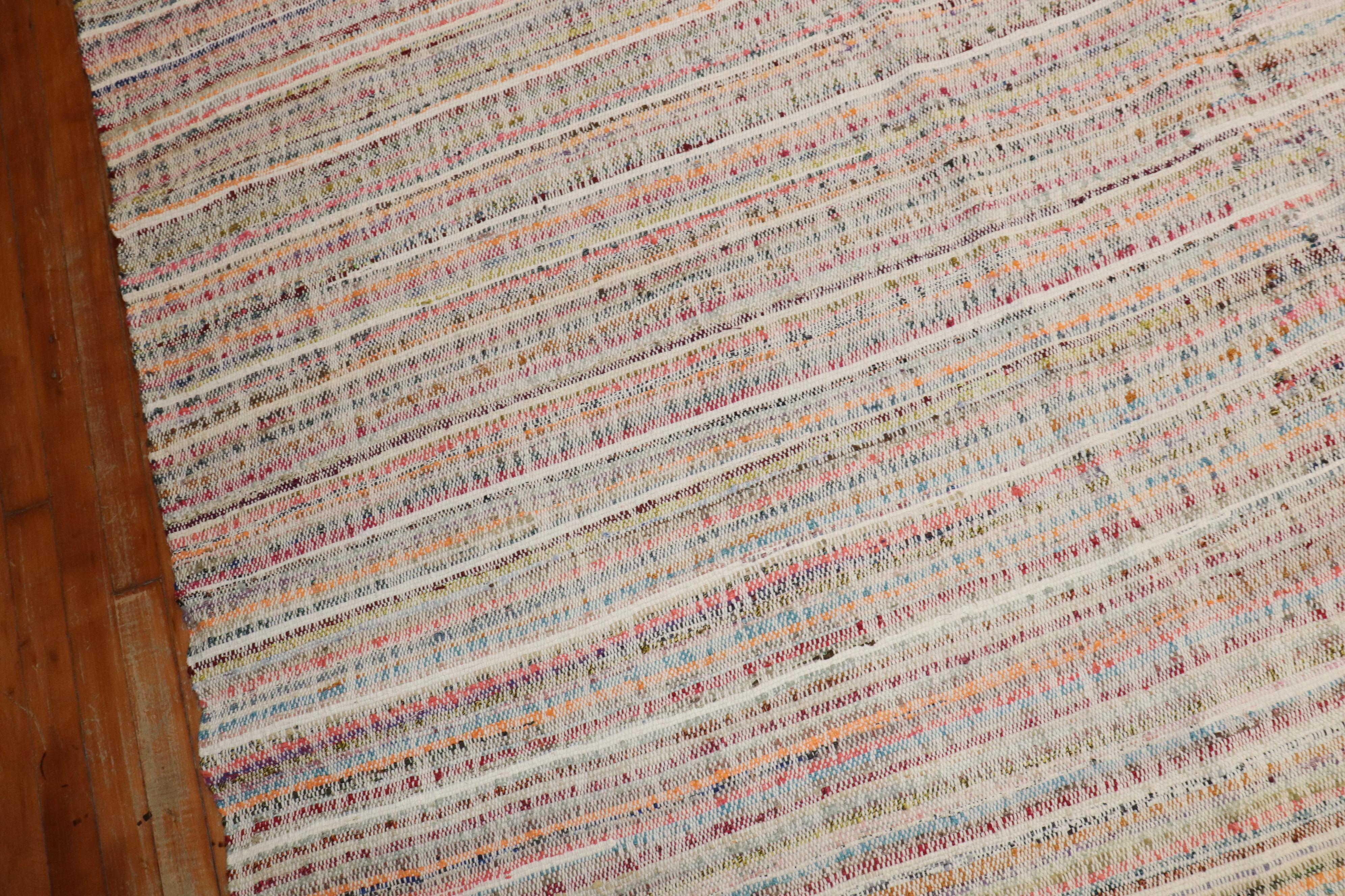 Kilim oversize in stile stracciatella turca della Collection'S in vendita 2