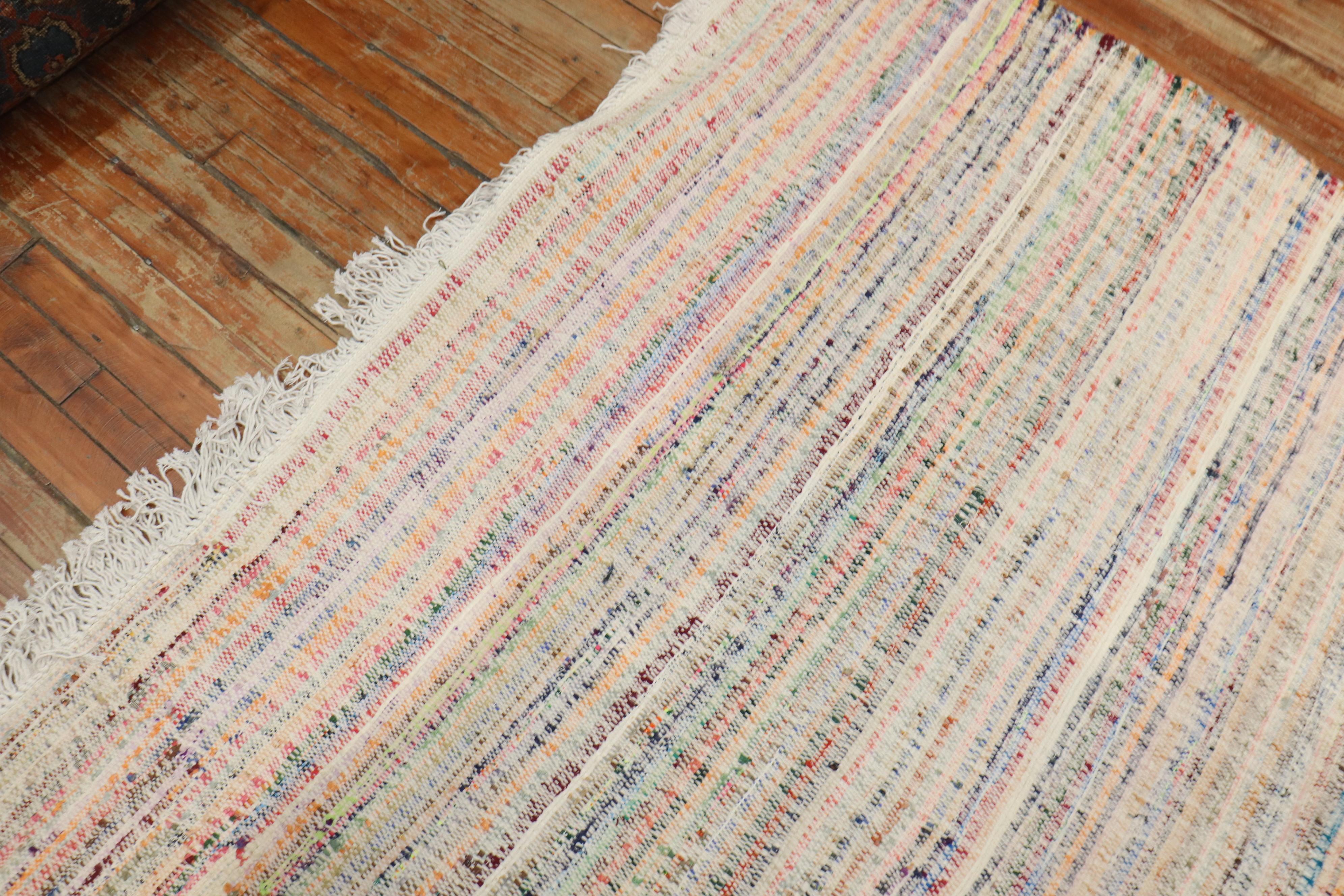 Kilim oversize in stile stracciatella turca della Collection'S in vendita 3