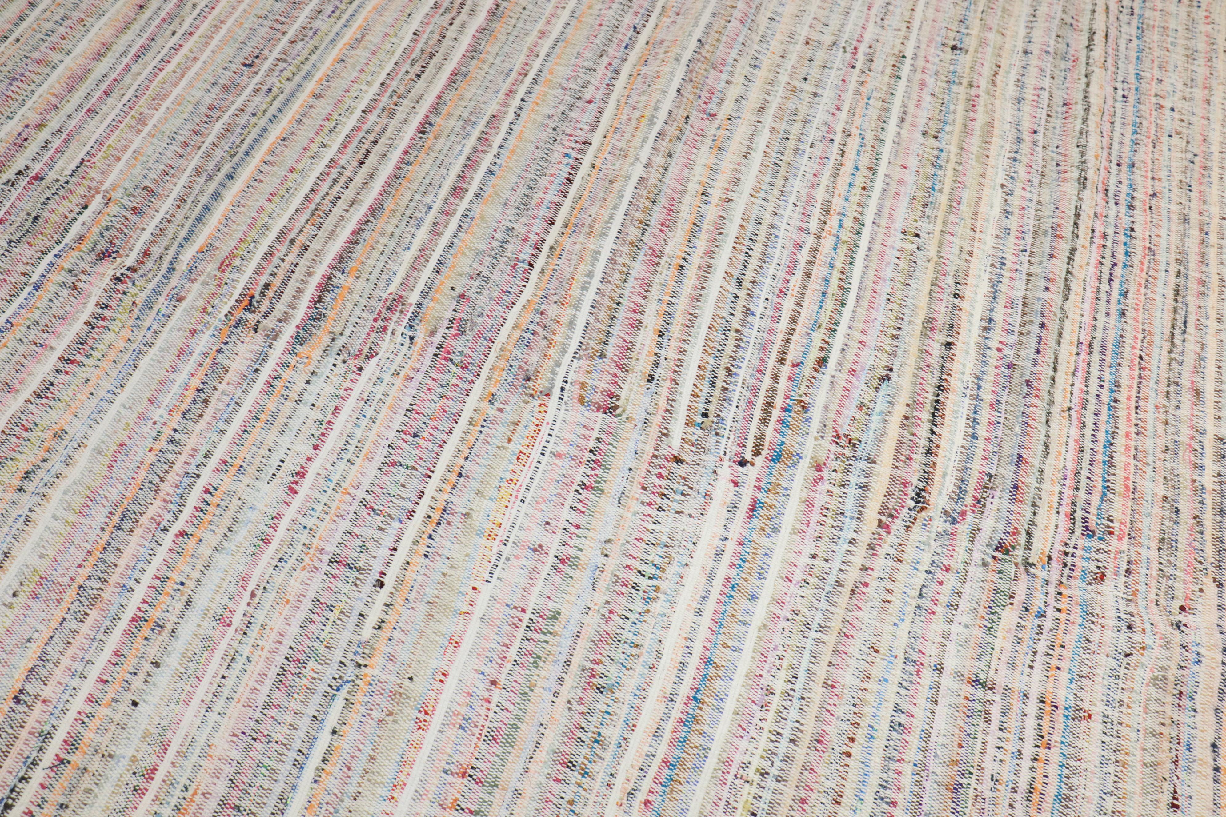 Mid-Century moderno Kilim oversize in stile stracciatella turca della Collection'S in vendita